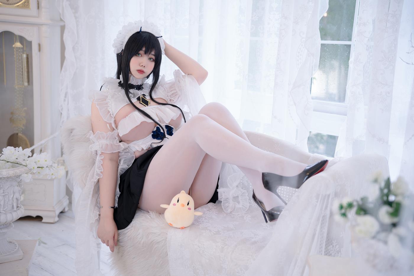 图片[22]-Meroko_魅瞳  – 碧蓝航线 不挠女仆没干劲的小姐姐[27P] – 速更版-美库