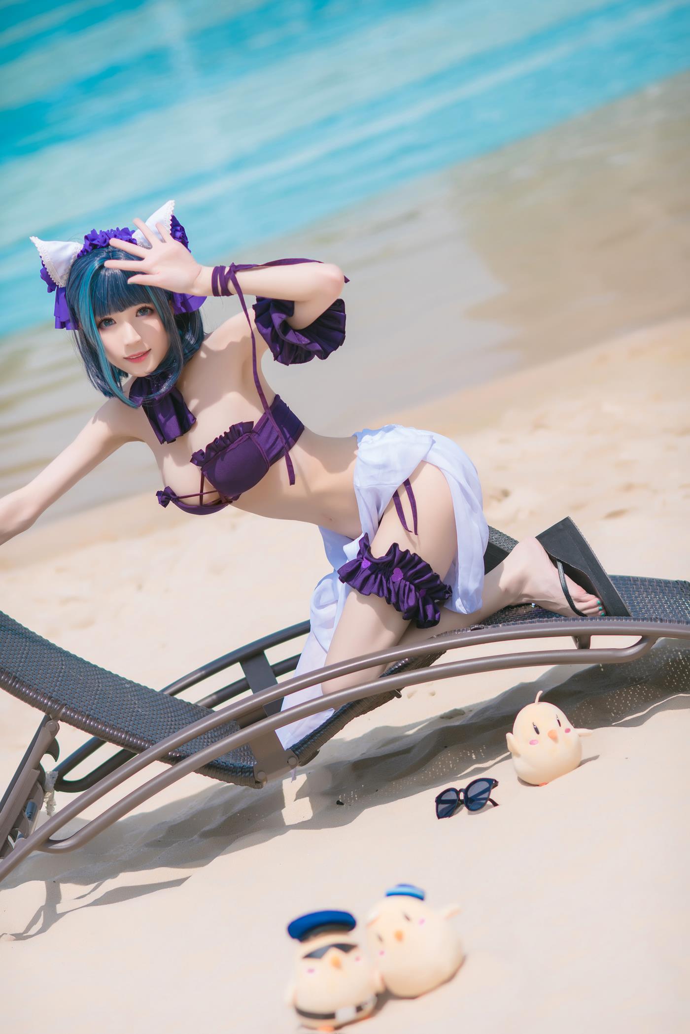 图片[13]-Tomoyo酱 – 碧蓝 柴郡泳装[18P] – 速更版-美库