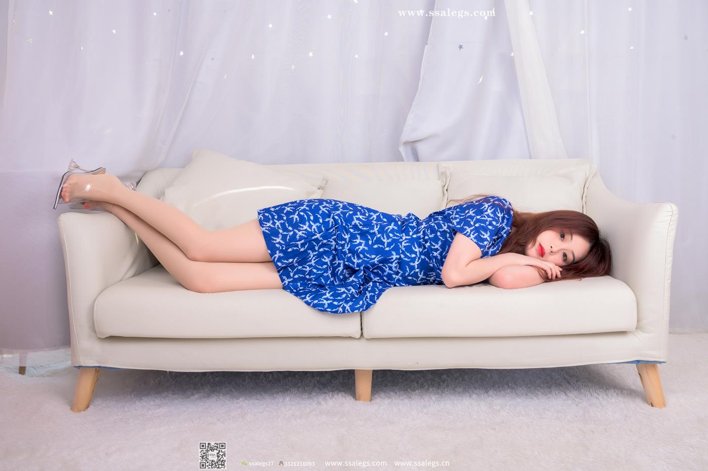 图片[96]-[SSA丝社]超清写真 NO.419 媛媛法式碎花裙肉丝写真(上)[122P] – 速更版-美库