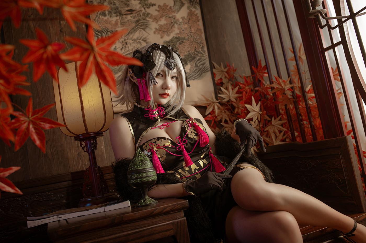 图片[15]-是一只熊仔吗 – 黑贞 同人旗袍[24P] – 速更版-美库