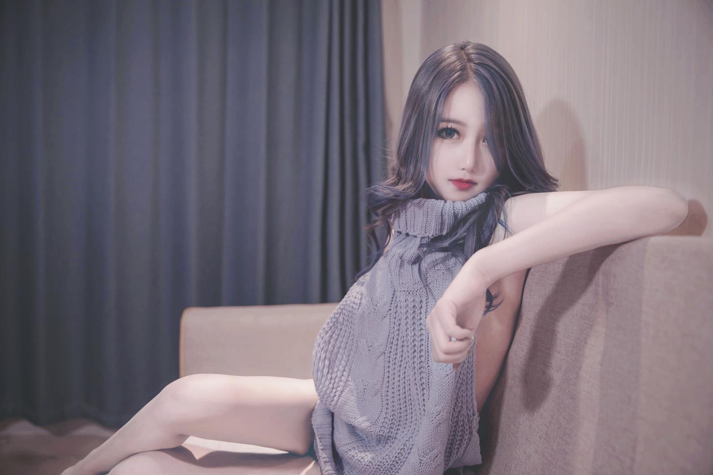 图片[32]-eloise软软  毛衣少女 [32P] – 速更版-美库