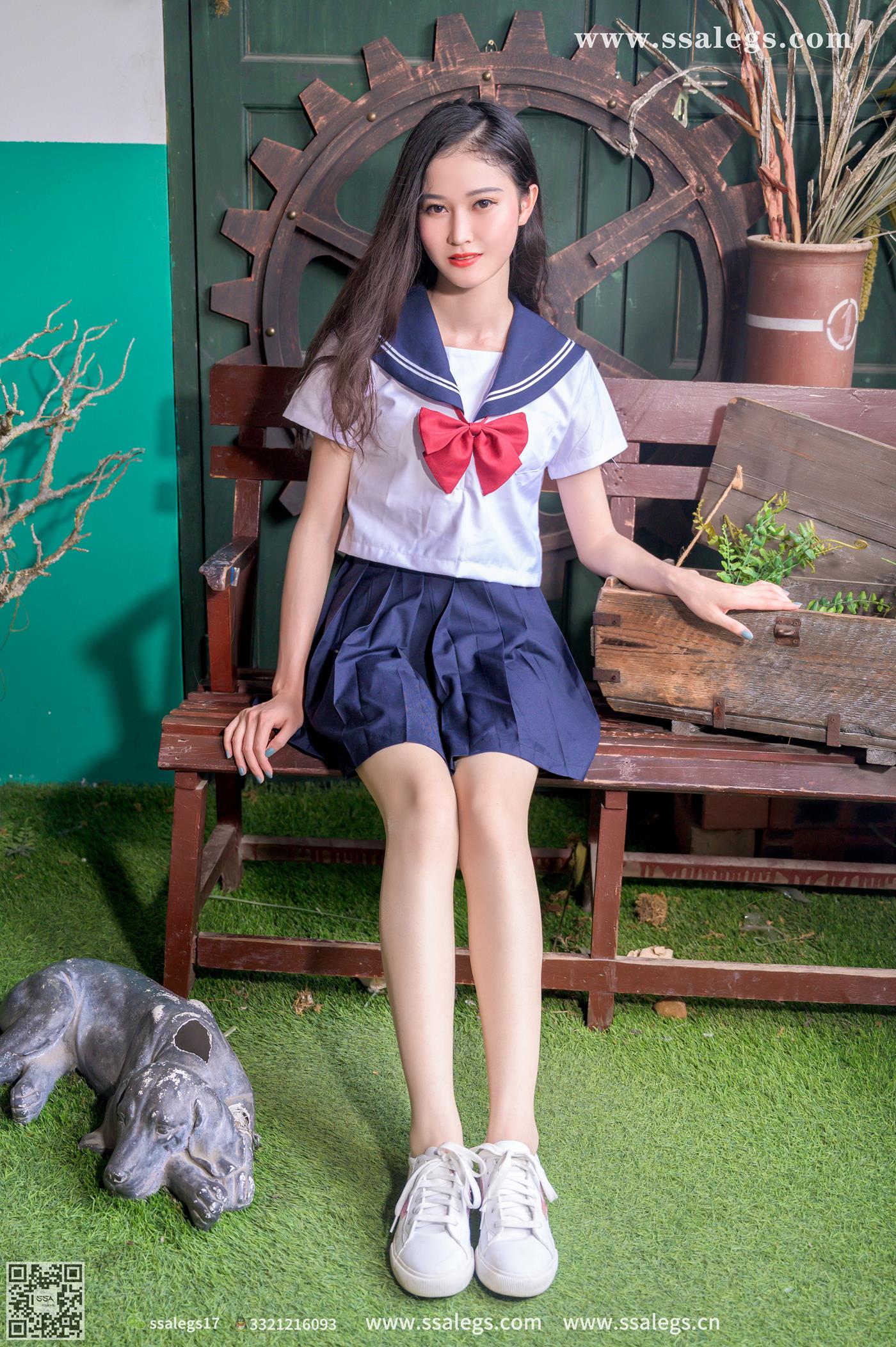 图片[11]-[SSA丝社]超清写真 NO.421 漫漫白色jk制服肉丝写真(上)[135P] – 速更版-美库