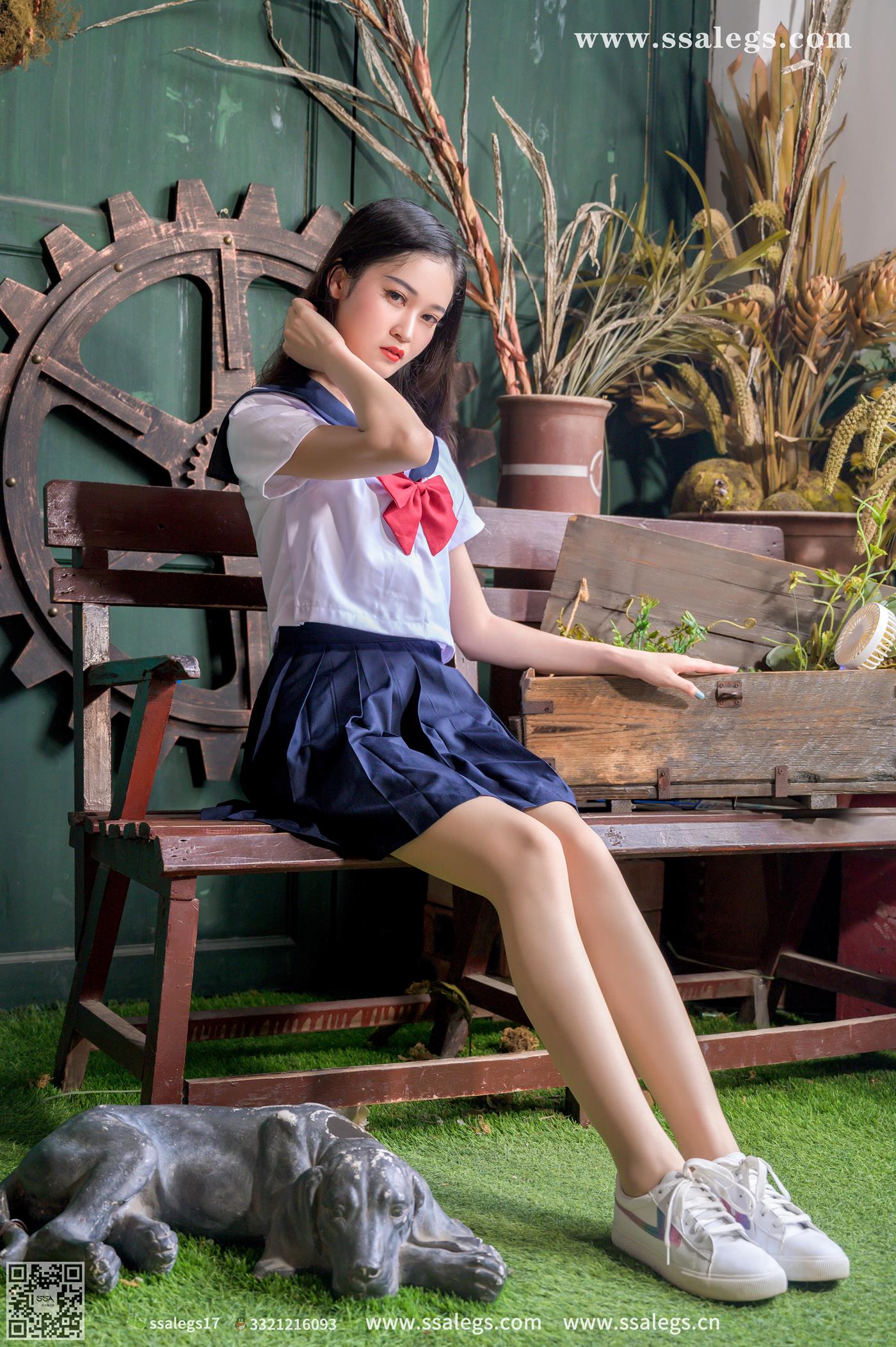 图片[13]-[SSA丝社]超清写真 NO.421 漫漫白色jk制服肉丝写真(上)[135P] – 速更版-美库