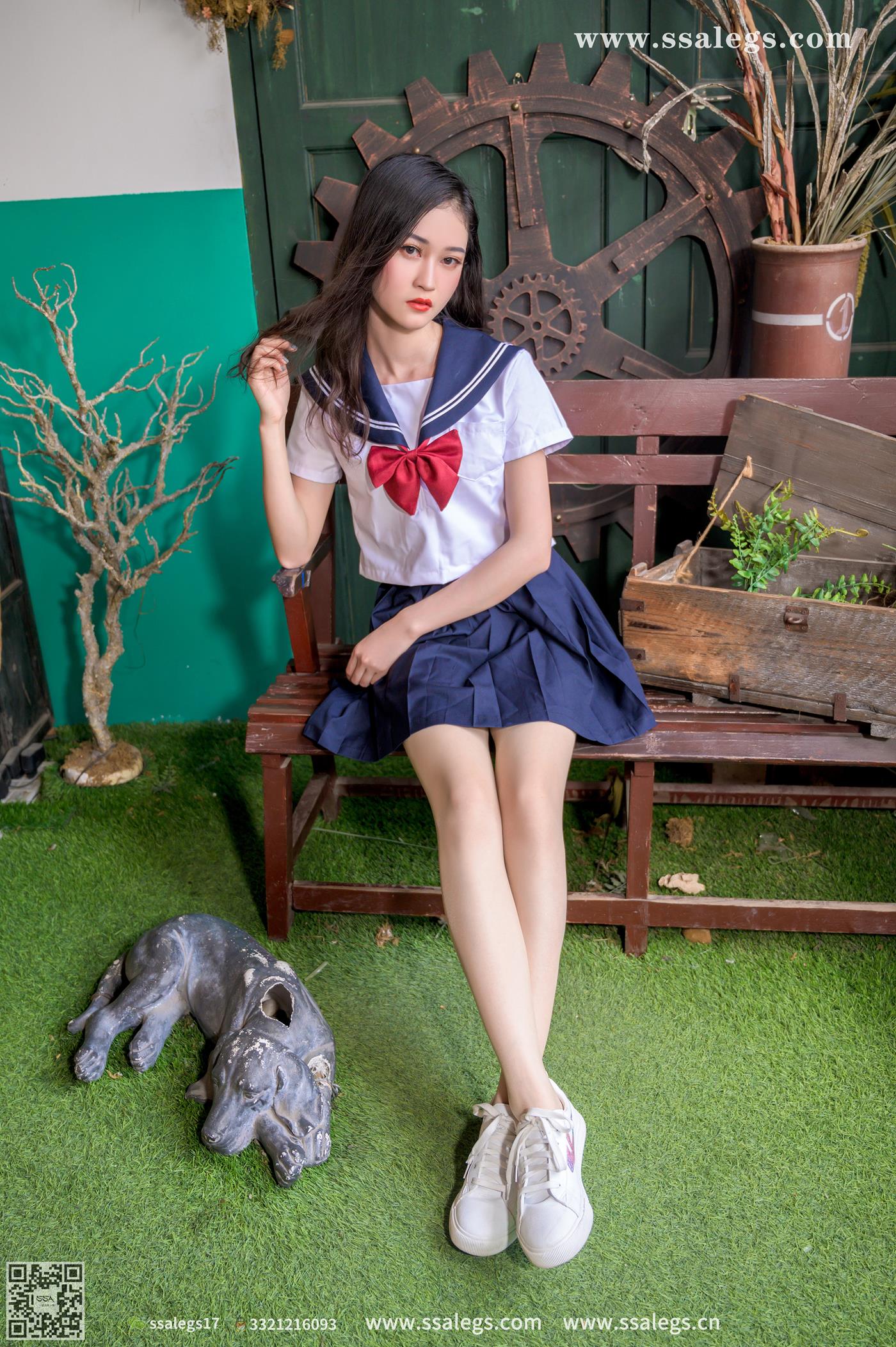 图片[17]-[SSA丝社]超清写真 NO.421 漫漫白色jk制服肉丝写真(上)[135P] – 速更版-美库