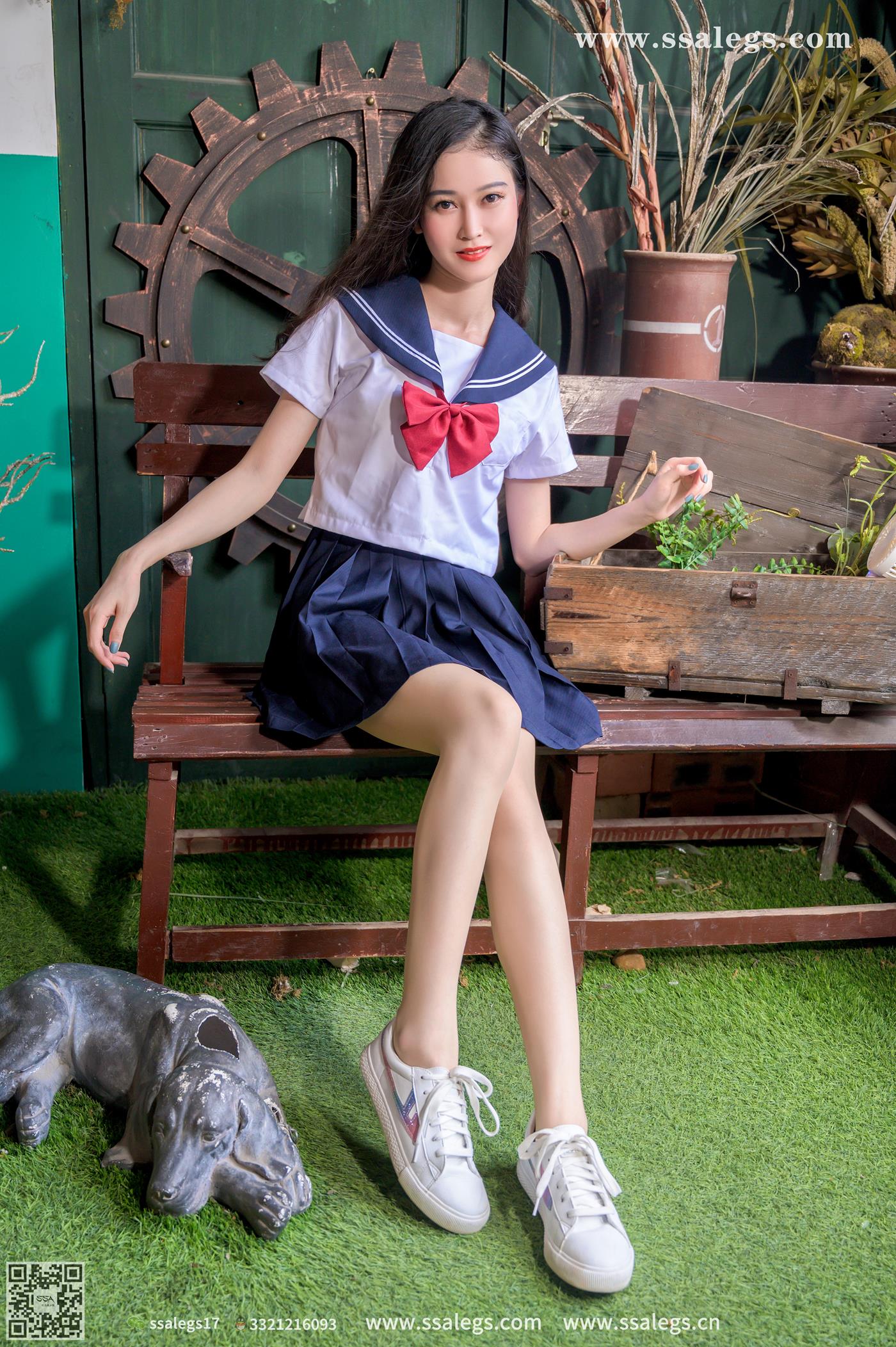 图片[18]-[SSA丝社]超清写真 NO.421 漫漫白色jk制服肉丝写真(上)[135P] – 速更版-美库