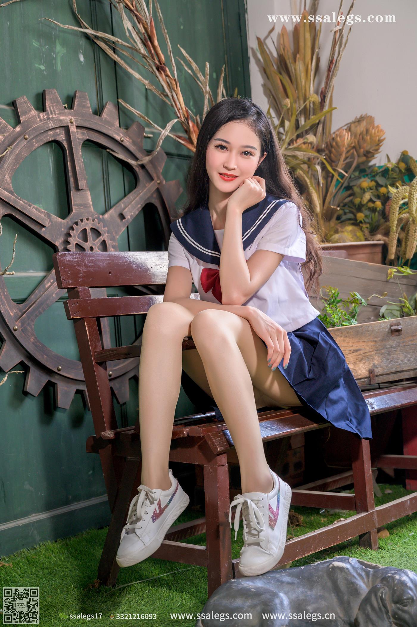 图片[23]-[SSA丝社]超清写真 NO.421 漫漫白色jk制服肉丝写真(上)[135P] – 速更版-美库