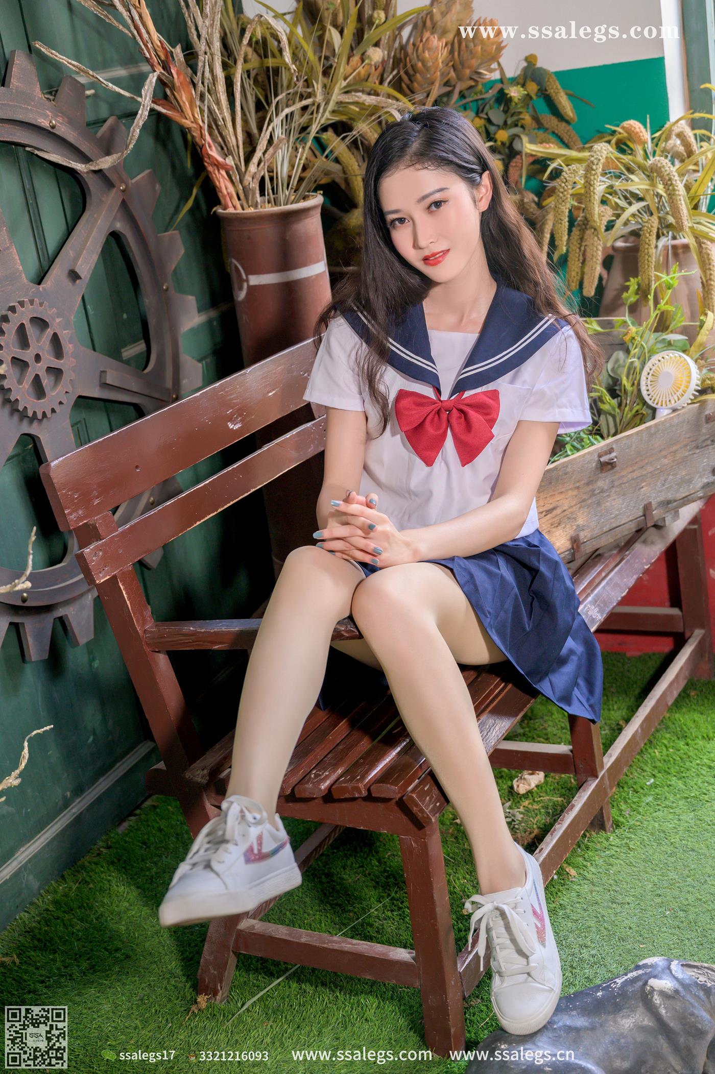 图片[25]-[SSA丝社]超清写真 NO.421 漫漫白色jk制服肉丝写真(上)[135P] – 速更版-美库