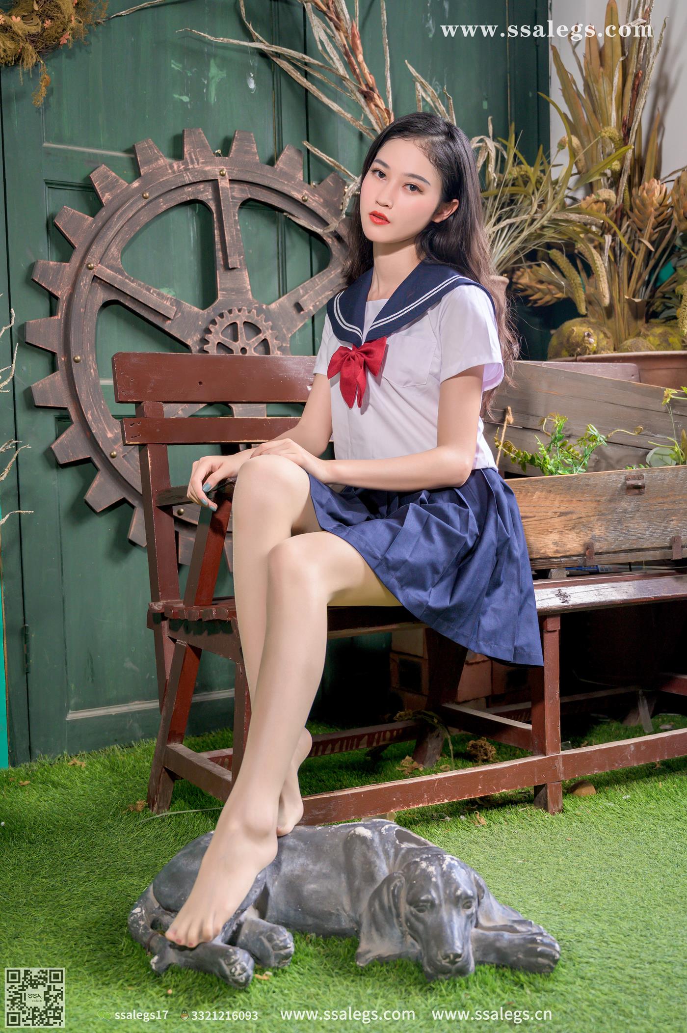 图片[61]-[SSA丝社]超清写真 NO.421 漫漫白色jk制服肉丝写真(上)[135P] – 速更版-美库