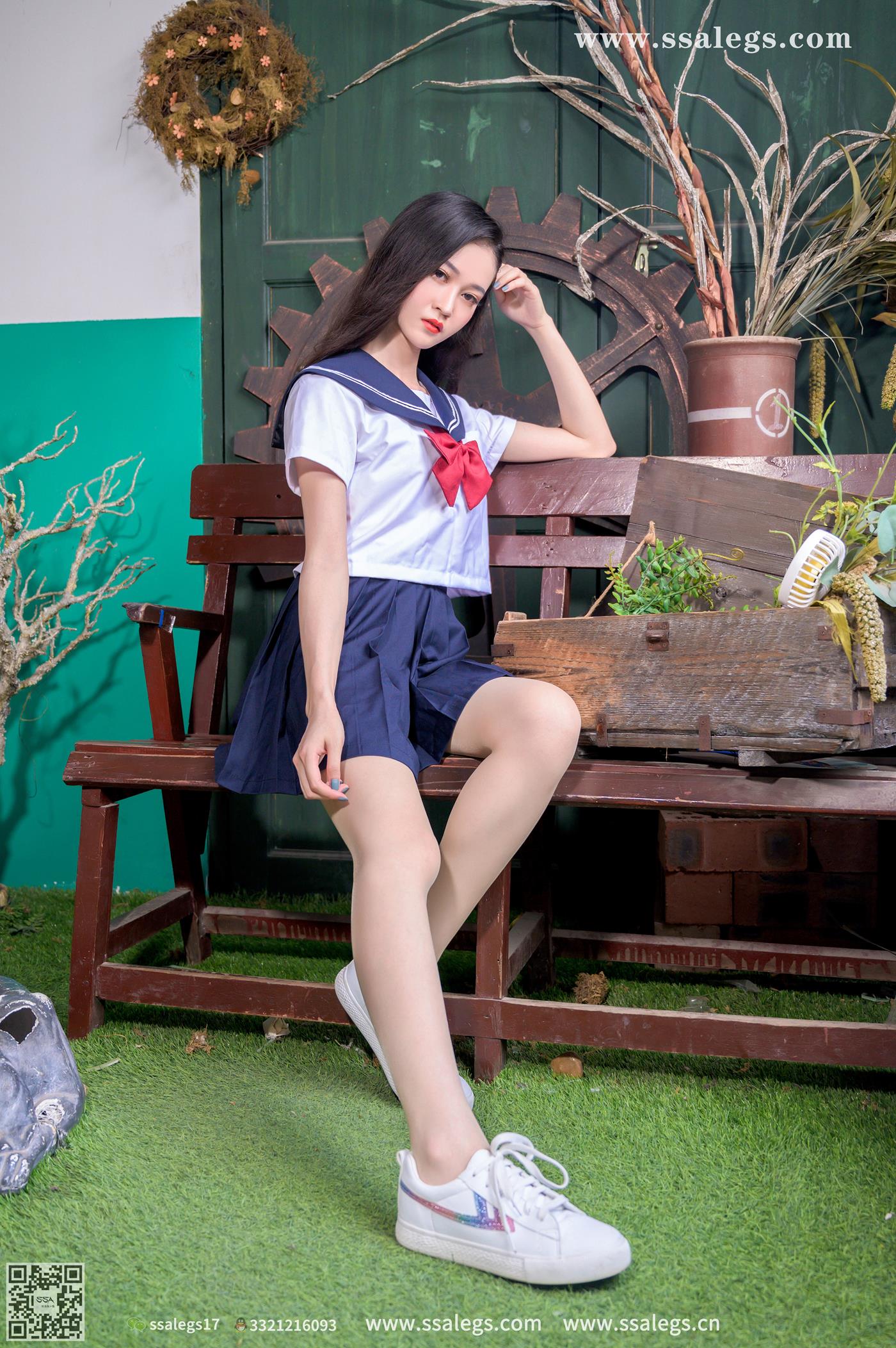 图片[130]-[SSA丝社]超清写真 NO.421 漫漫白色jk制服肉丝写真(上)[135P] – 速更版-美库