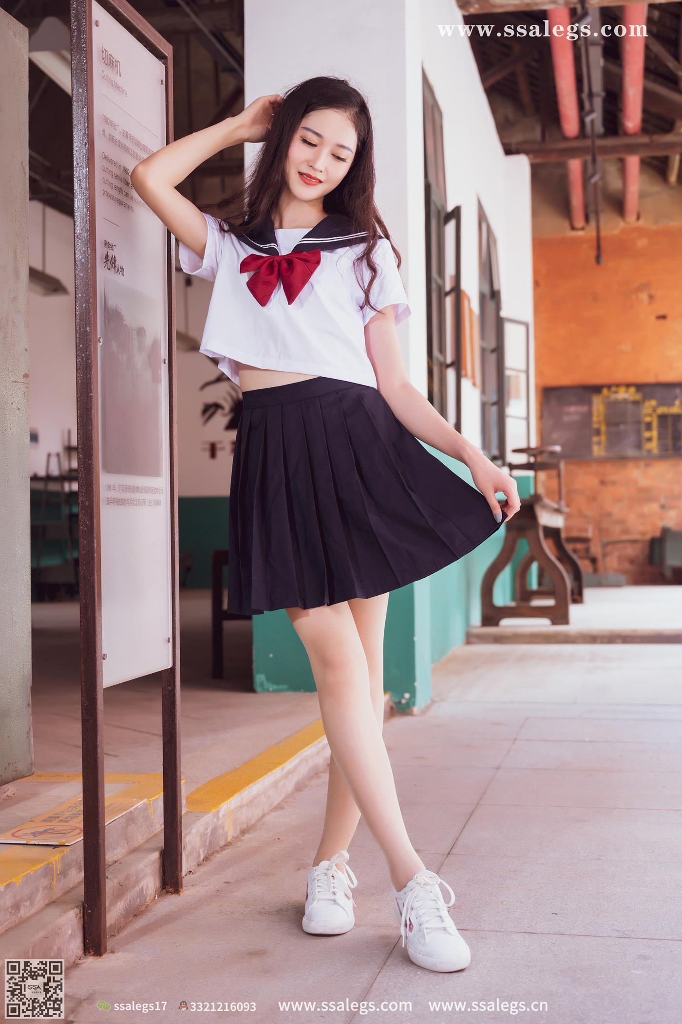 图片[12]-[SSA丝社]超清写真 NO.422 漫漫白色jk制服肉丝写真(下)[134P] – 速更版-美库