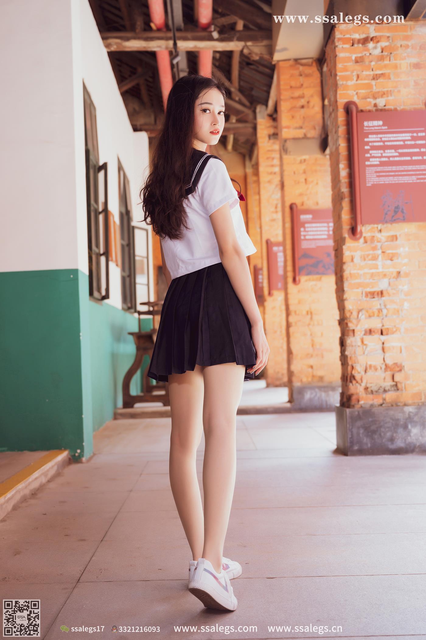 图片[16]-[SSA丝社]超清写真 NO.422 漫漫白色jk制服肉丝写真(下)[134P] – 速更版-美库