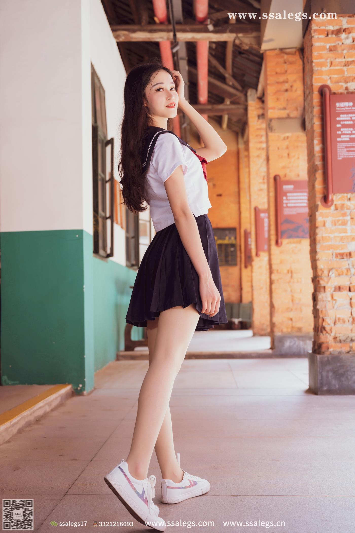 图片[18]-[SSA丝社]超清写真 NO.422 漫漫白色jk制服肉丝写真(下)[134P] – 速更版-美库