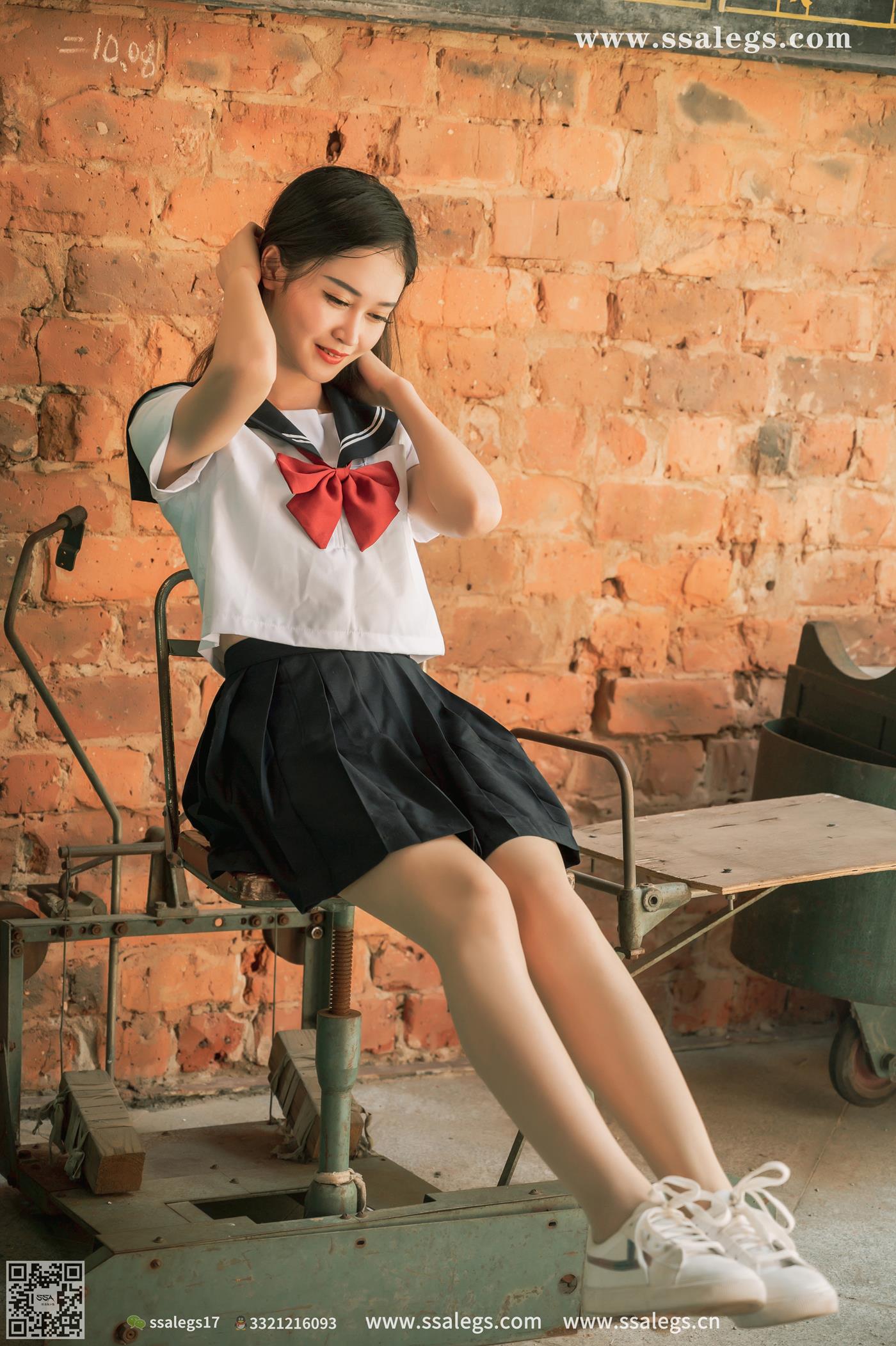 图片[35]-[SSA丝社]超清写真 NO.422 漫漫白色jk制服肉丝写真(下)[134P] – 速更版-美库