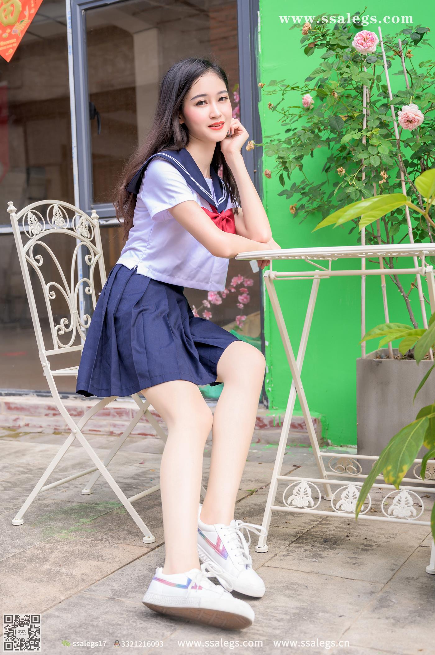 图片[48]-[SSA丝社]超清写真 NO.422 漫漫白色jk制服肉丝写真(下)[134P] – 速更版-美库