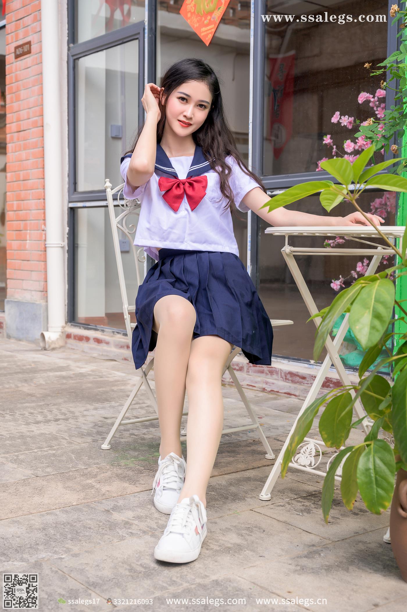 图片[51]-[SSA丝社]超清写真 NO.422 漫漫白色jk制服肉丝写真(下)[134P] – 速更版-美库