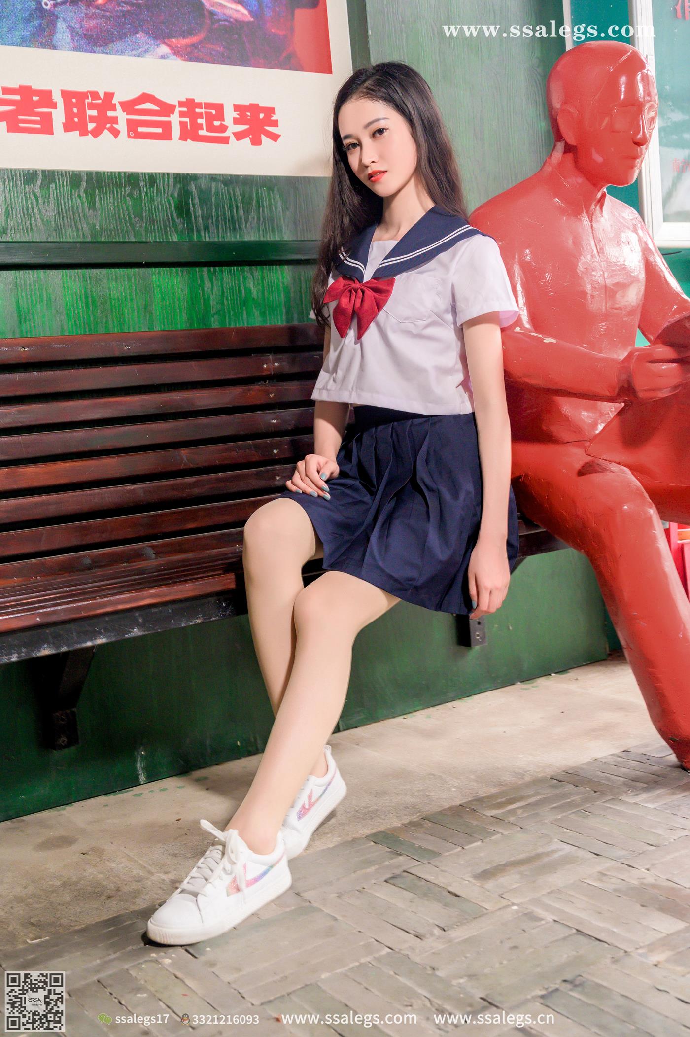 图片[67]-[SSA丝社]超清写真 NO.422 漫漫白色jk制服肉丝写真(下)[134P] – 速更版-美库