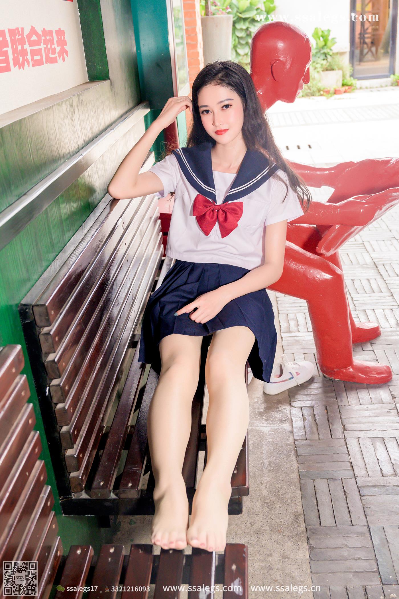 图片[88]-[SSA丝社]超清写真 NO.422 漫漫白色jk制服肉丝写真(下)[134P] – 速更版-美库