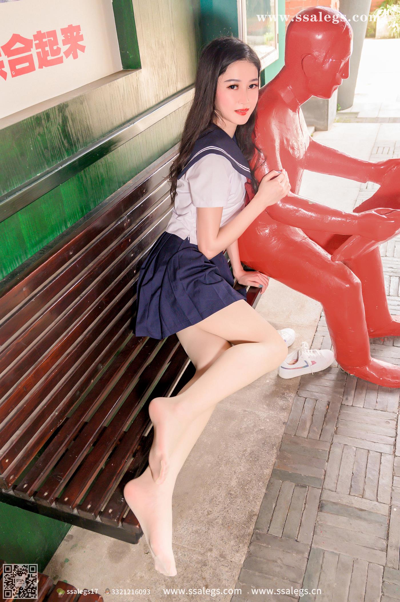 图片[117]-[SSA丝社]超清写真 NO.422 漫漫白色jk制服肉丝写真(下)[134P] – 速更版-美库