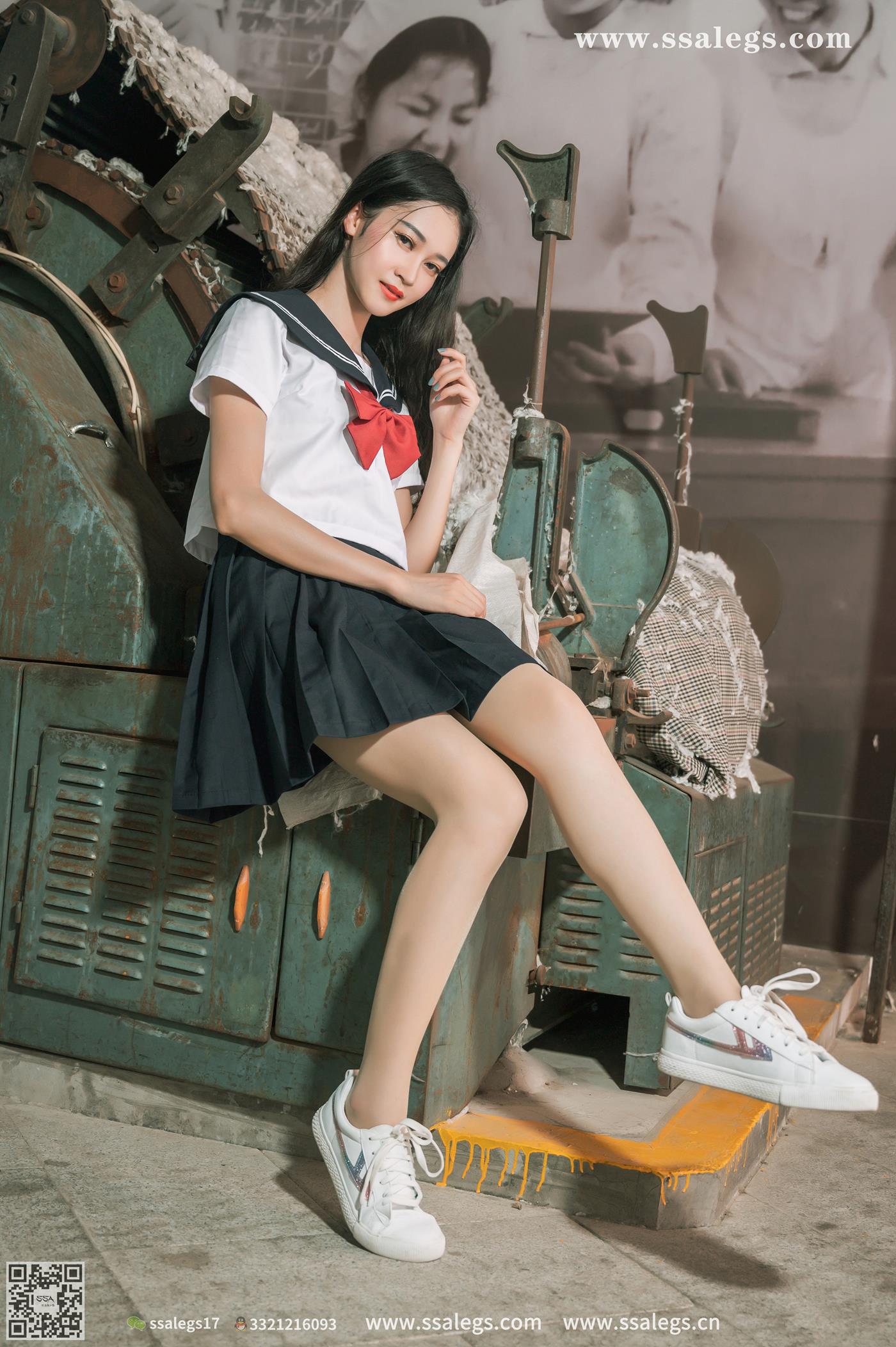 图片[129]-[SSA丝社]超清写真 NO.422 漫漫白色jk制服肉丝写真(下)[134P] – 速更版-美库