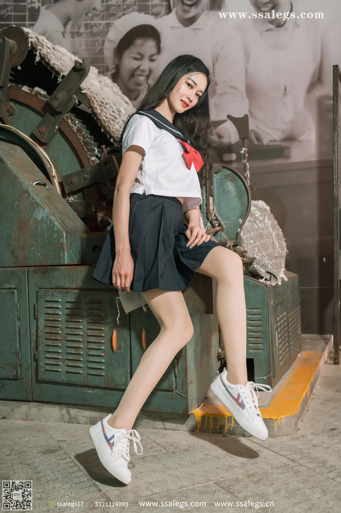 图片[132]-[SSA丝社]超清写真 NO.422 漫漫白色jk制服肉丝写真(下)[134P] – 速更版-美库