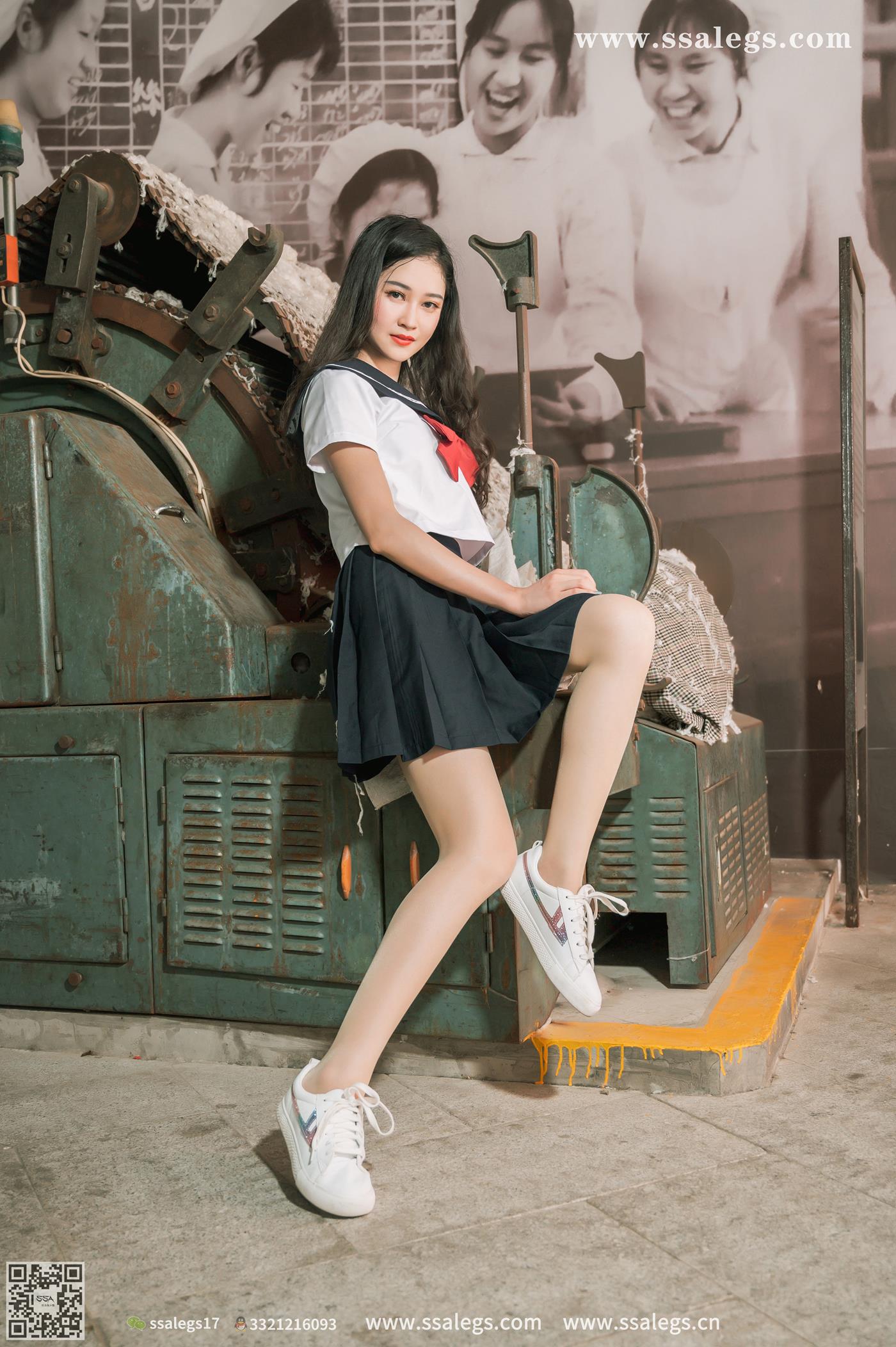 图片[133]-[SSA丝社]超清写真 NO.422 漫漫白色jk制服肉丝写真(下)[134P] – 速更版-美库