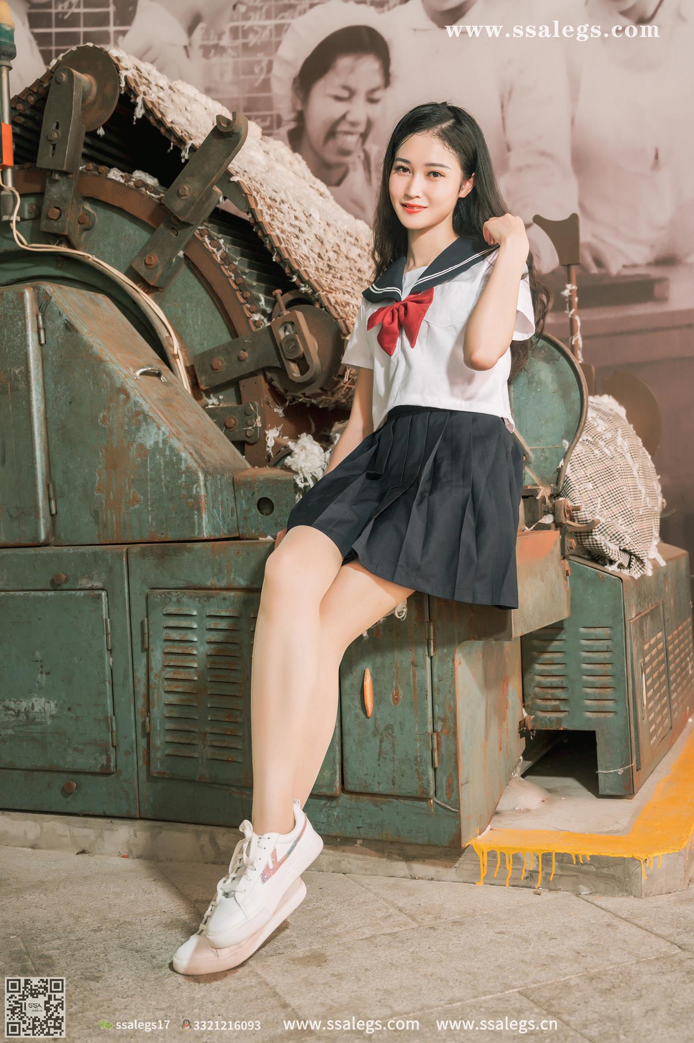 图片[134]-[SSA丝社]超清写真 NO.422 漫漫白色jk制服肉丝写真(下)[134P] – 速更版-美库