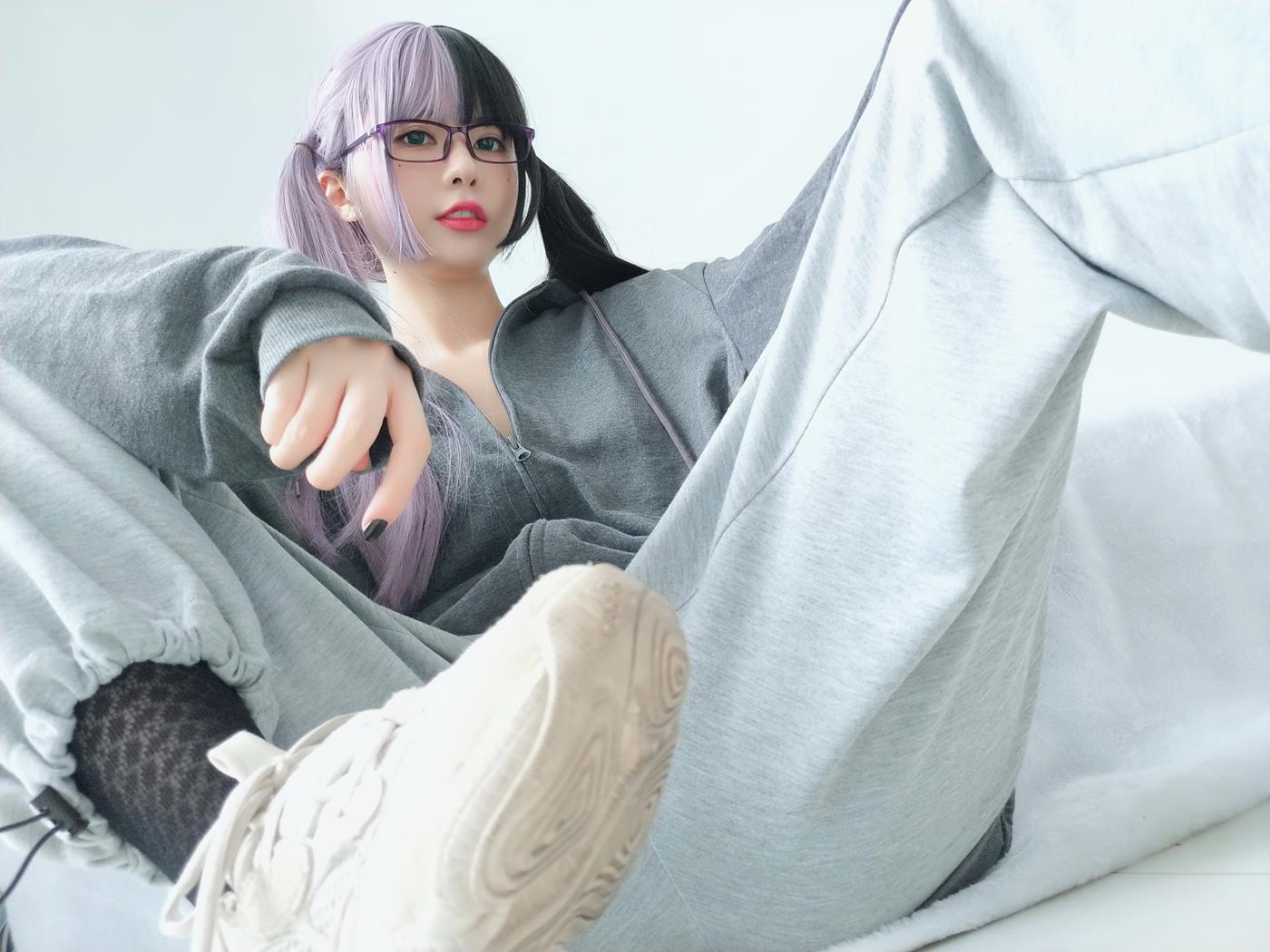 图片[10]-眼酱大魔王w  – 黑色情趣网袜[21P] – 速更版-美库