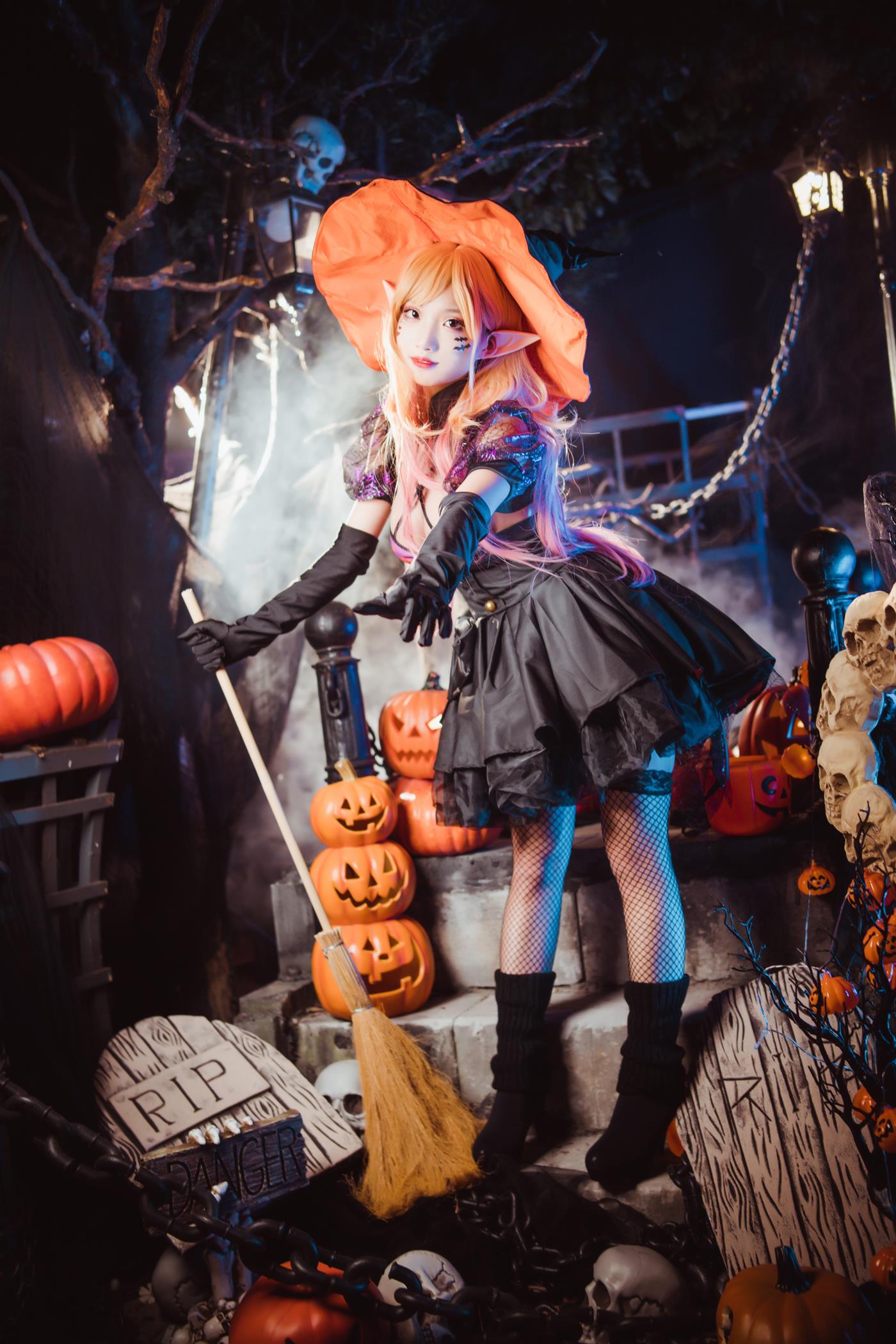 图片[11]-狐玖玖 喜多川万圣节 [14P] – 速更版-美库