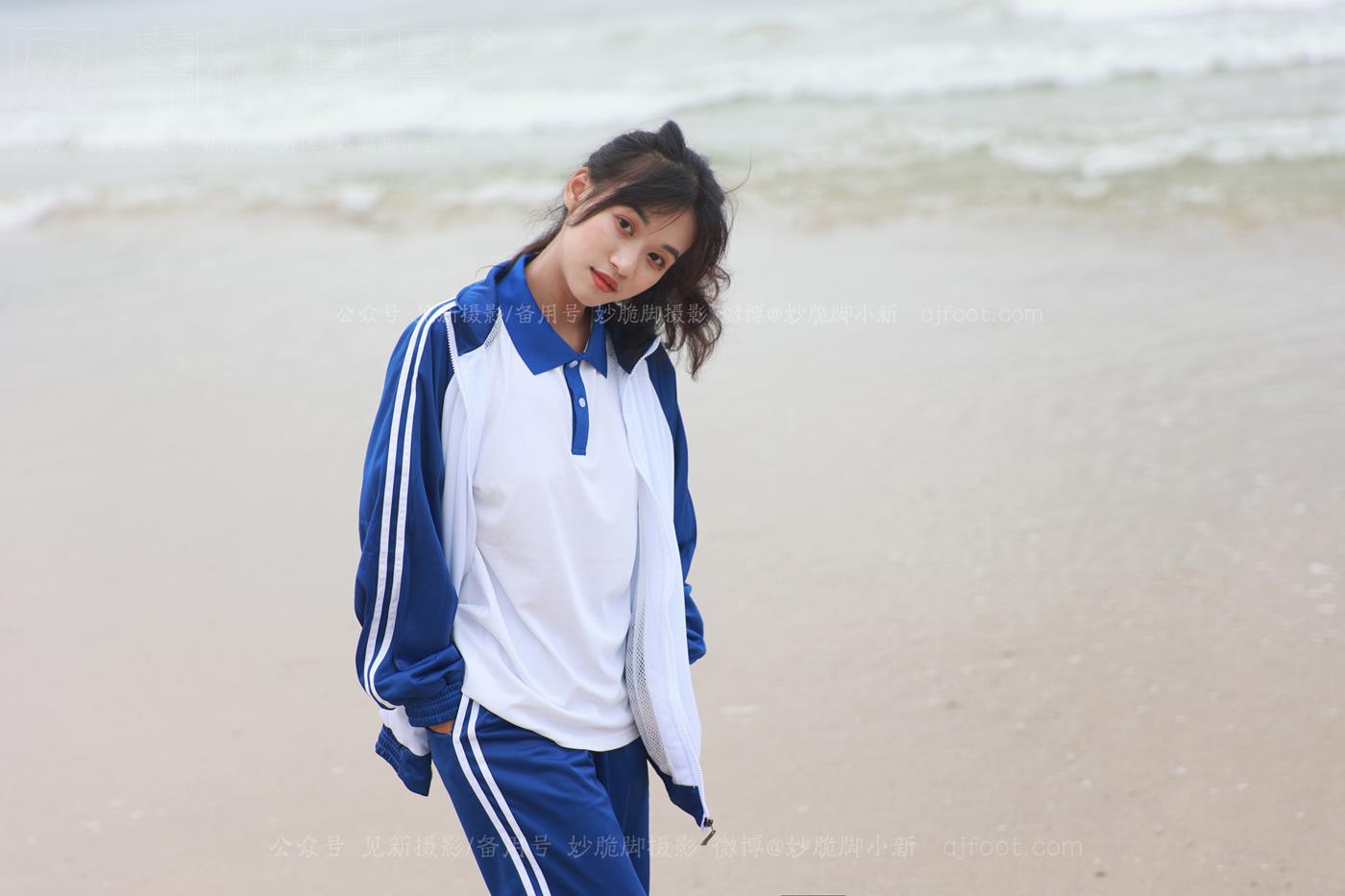 图片[33]-[见新摄影]NO.019 世界上最甜美的沙滩校园风，连海风都是甜的[252P] – 速更版-美库