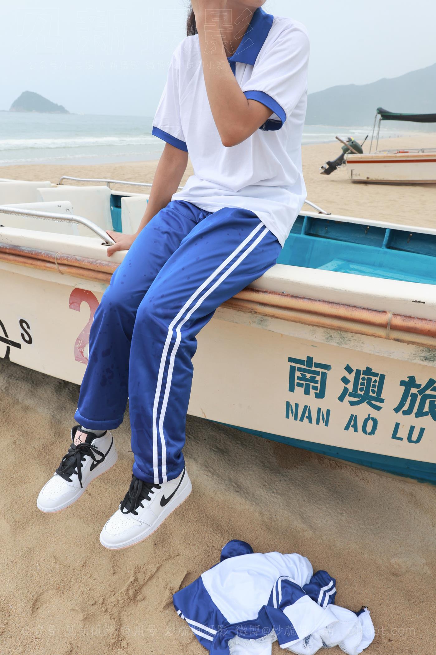 图片[54]-[见新摄影]NO.019 世界上最甜美的沙滩校园风，连海风都是甜的[252P] – 速更版-美库