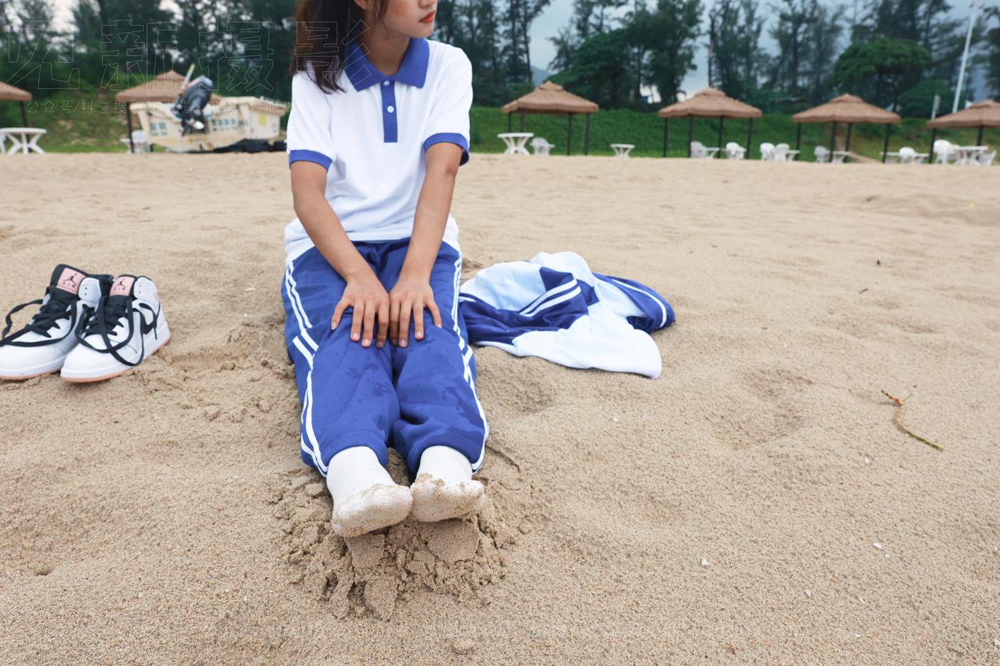 图片[65]-[见新摄影]NO.019 世界上最甜美的沙滩校园风，连海风都是甜的[252P] – 速更版-美库