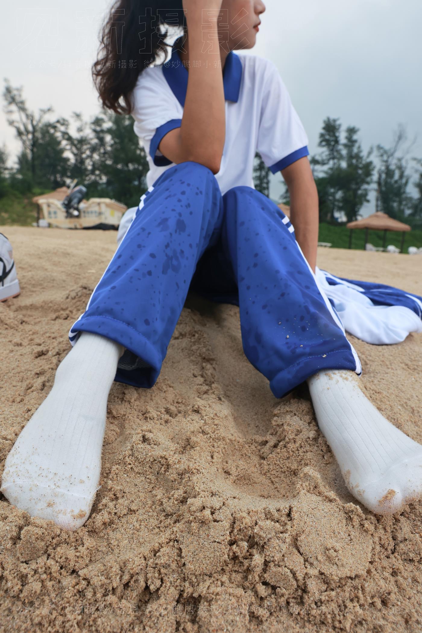 图片[69]-[见新摄影]NO.019 世界上最甜美的沙滩校园风，连海风都是甜的[252P] – 速更版-美库