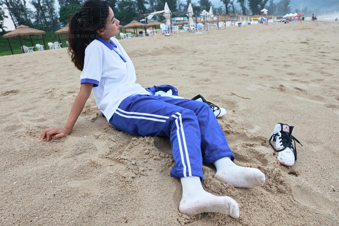 图片[82]-[见新摄影]NO.019 世界上最甜美的沙滩校园风，连海风都是甜的[252P] – 速更版-美库