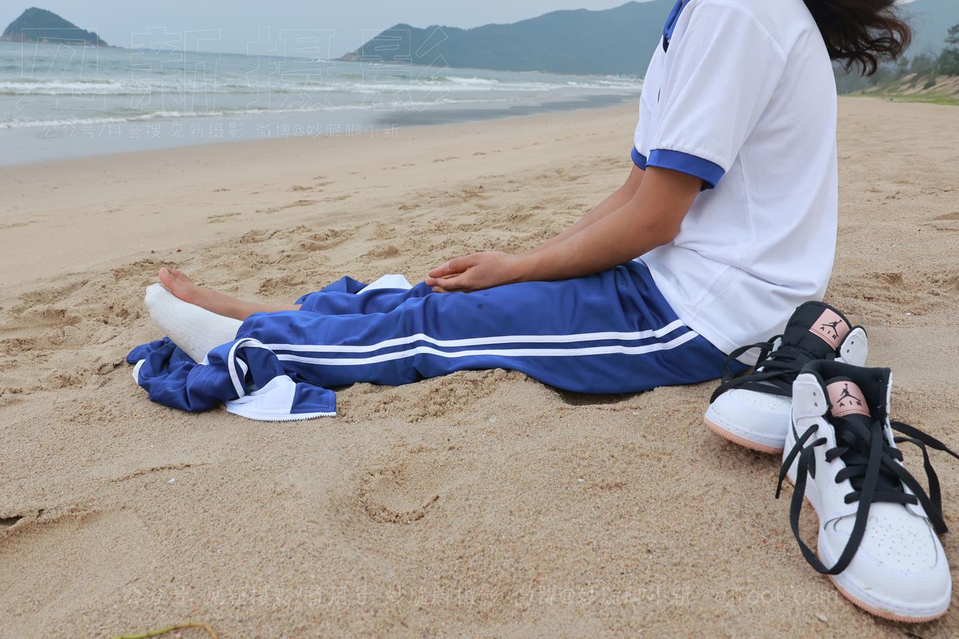 图片[95]-[见新摄影]NO.019 世界上最甜美的沙滩校园风，连海风都是甜的[252P] – 速更版-美库