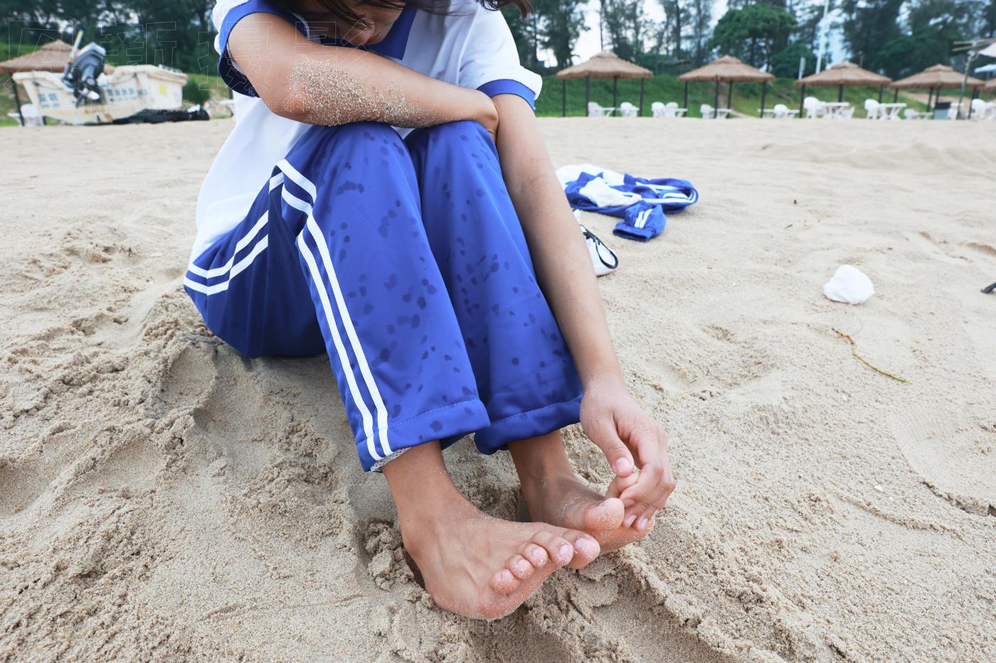 图片[108]-[见新摄影]NO.019 世界上最甜美的沙滩校园风，连海风都是甜的[252P] – 速更版-美库