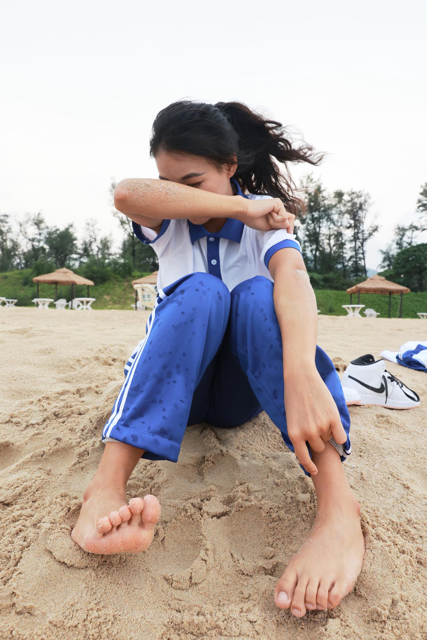 图片[111]-[见新摄影]NO.019 世界上最甜美的沙滩校园风，连海风都是甜的[252P] – 速更版-美库