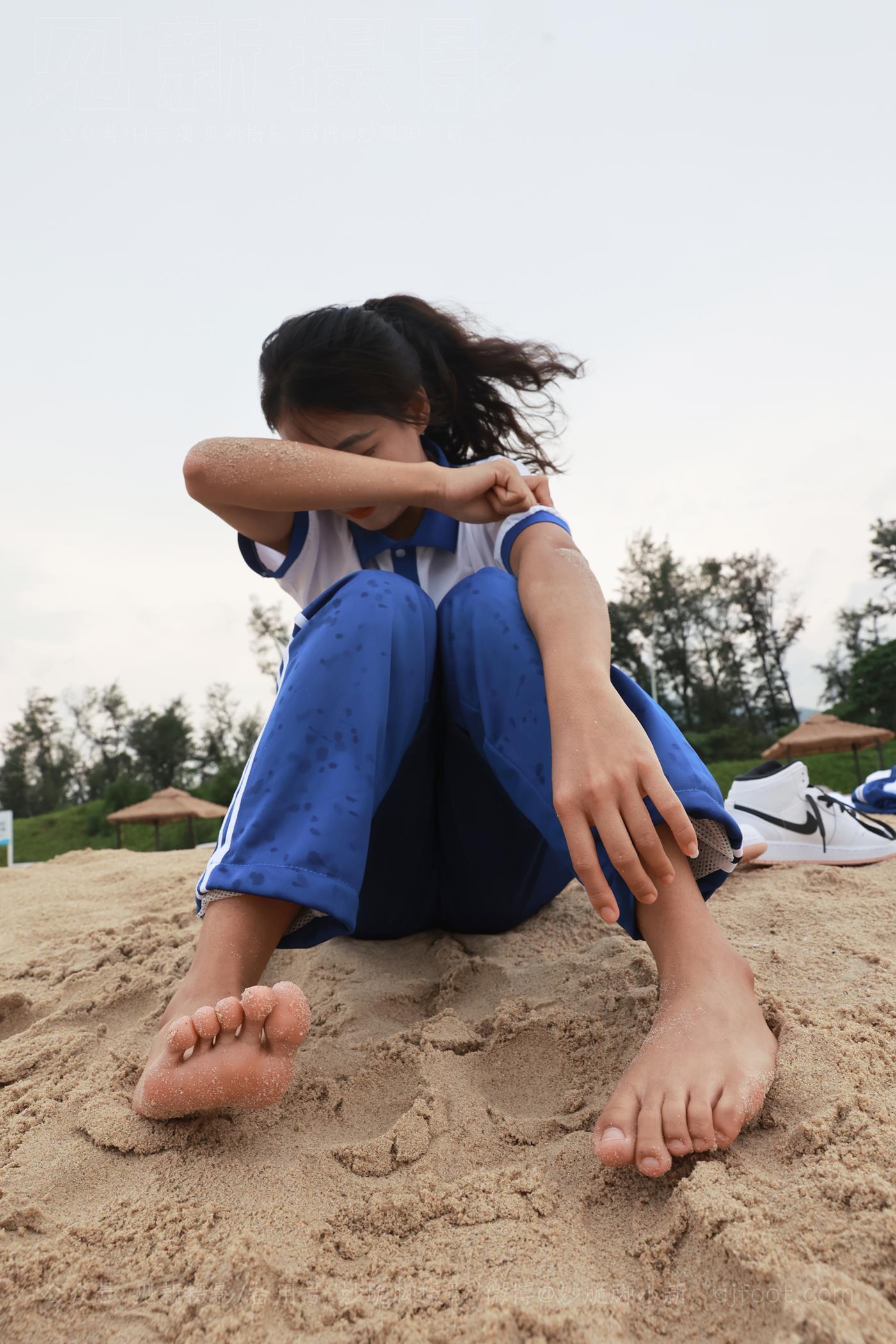 图片[112]-[见新摄影]NO.019 世界上最甜美的沙滩校园风，连海风都是甜的[252P] – 速更版-美库