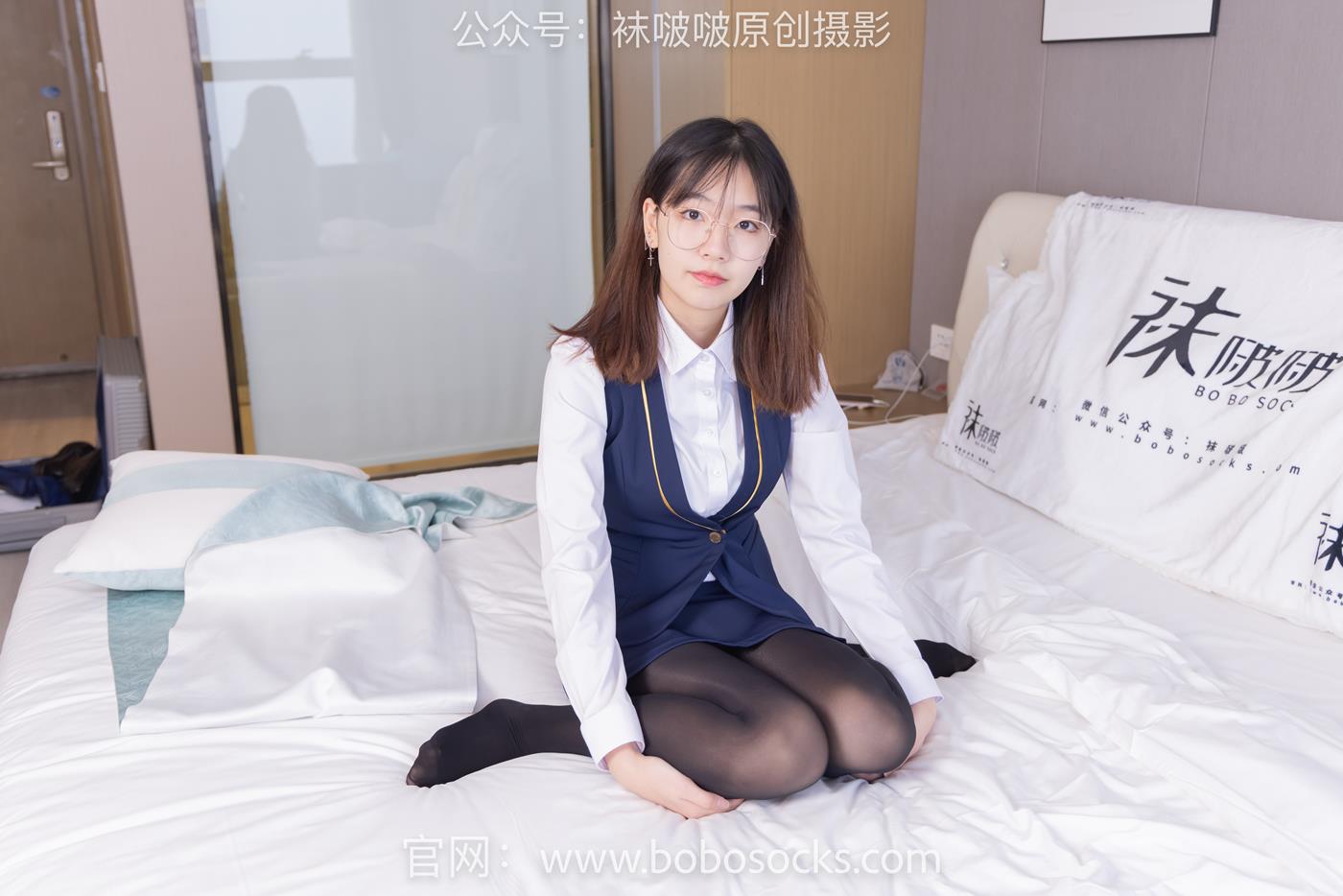 图片[39]-[BoBoSocks袜啵啵]NO.132 小甜豆-aj1板鞋、蓝色短靴、厚黑丝、厚红丝[145P] – 速更版-美库