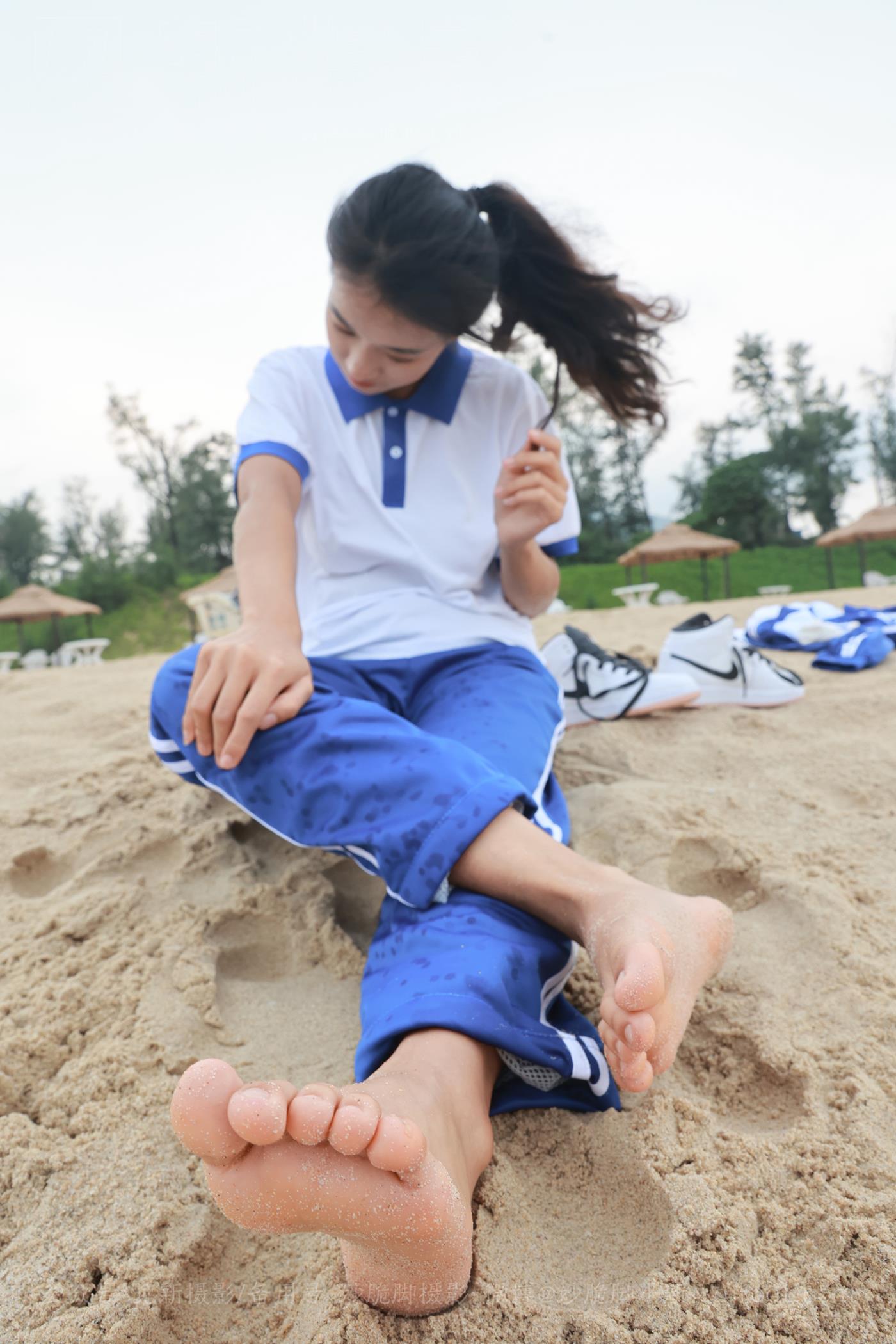 图片[118]-[见新摄影]NO.019 世界上最甜美的沙滩校园风，连海风都是甜的[252P] – 速更版-美库