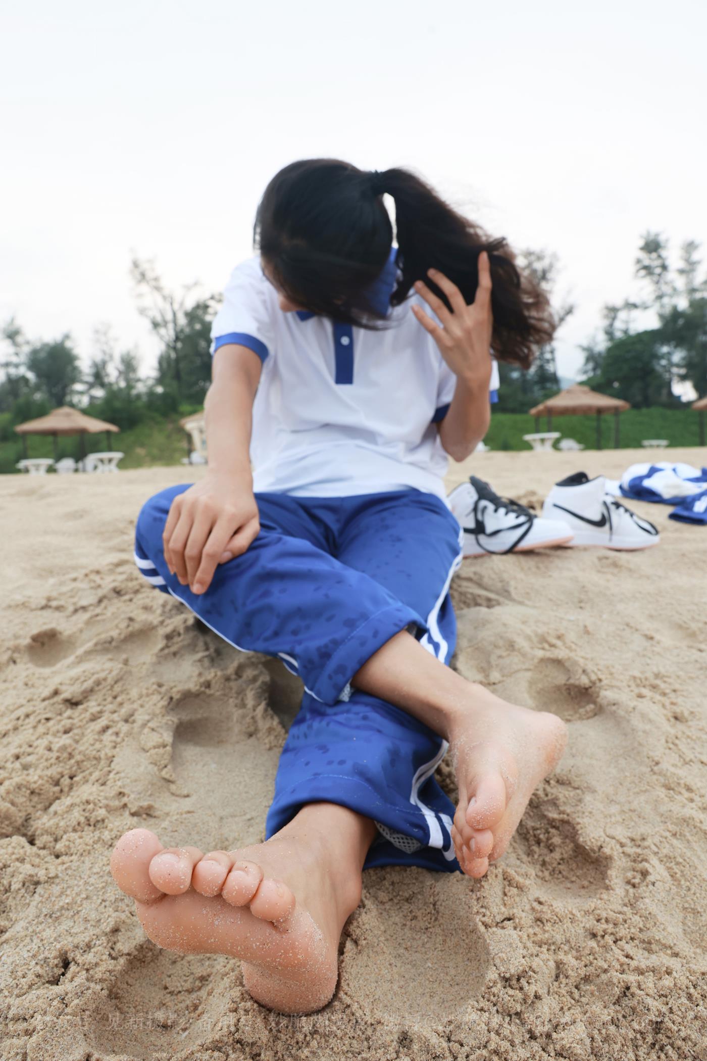 图片[119]-[见新摄影]NO.019 世界上最甜美的沙滩校园风，连海风都是甜的[252P] – 速更版-美库