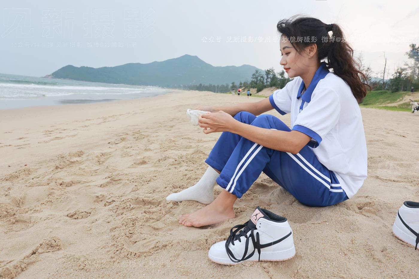 图片[127]-[见新摄影]NO.019 世界上最甜美的沙滩校园风，连海风都是甜的[252P] – 速更版-美库