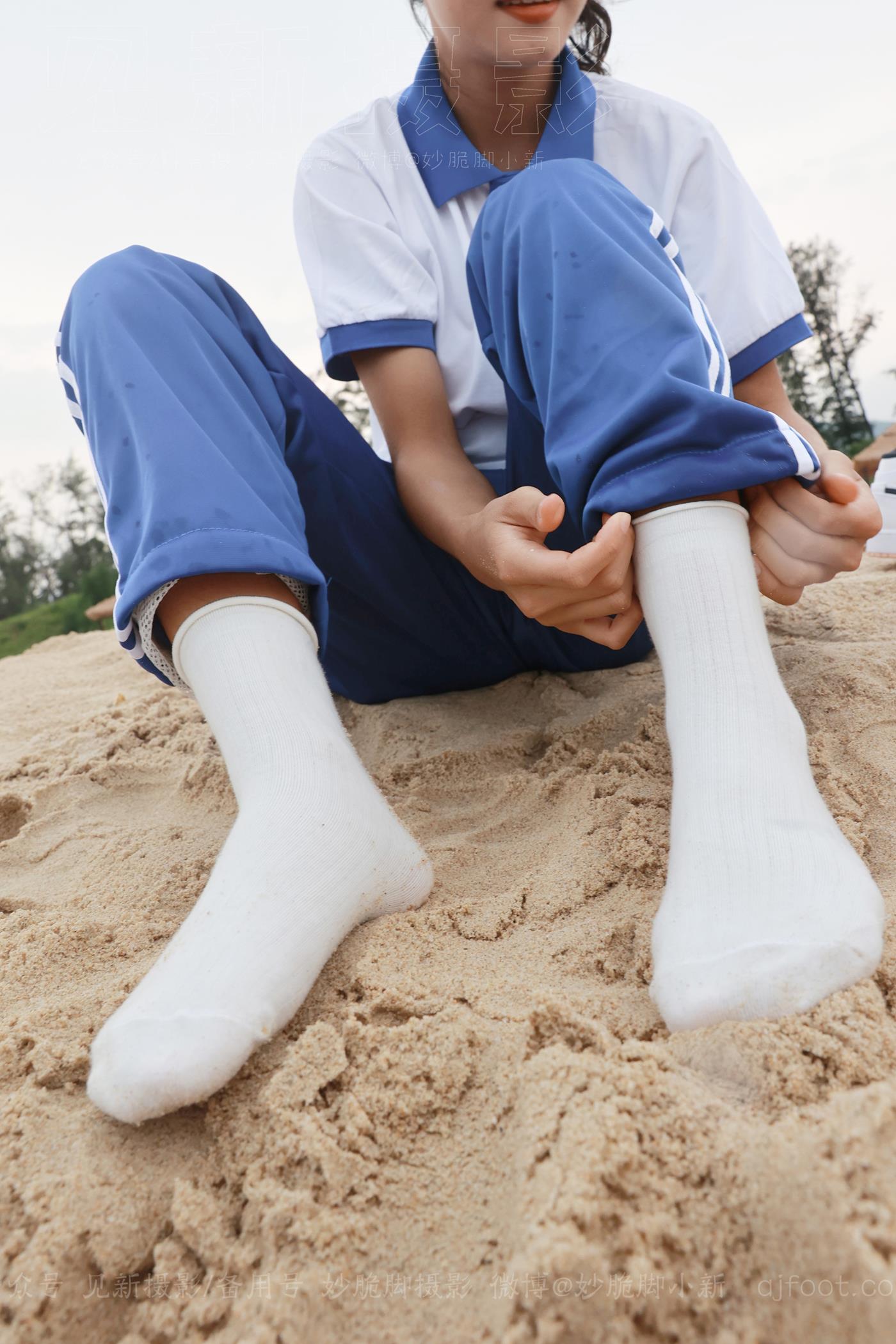 图片[130]-[见新摄影]NO.019 世界上最甜美的沙滩校园风，连海风都是甜的[252P] – 速更版-美库