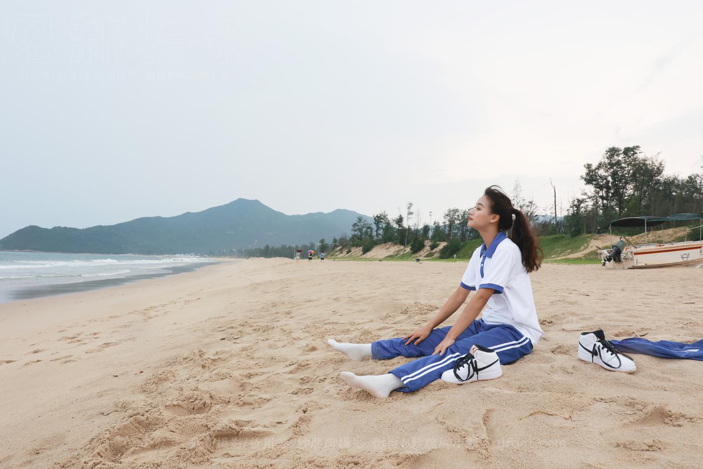图片[131]-[见新摄影]NO.019 世界上最甜美的沙滩校园风，连海风都是甜的[252P] – 速更版-美库