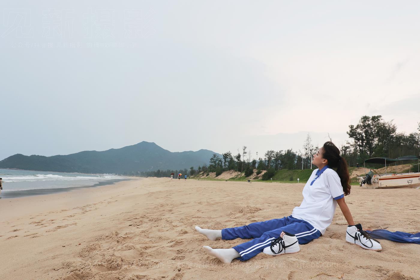 图片[132]-[见新摄影]NO.019 世界上最甜美的沙滩校园风，连海风都是甜的[252P] – 速更版-美库