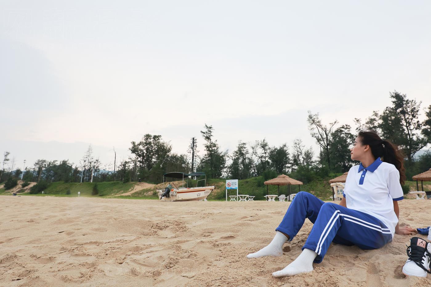 图片[134]-[见新摄影]NO.019 世界上最甜美的沙滩校园风，连海风都是甜的[252P] – 速更版-美库