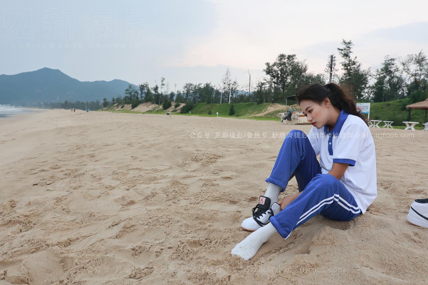 图片[137]-[见新摄影]NO.019 世界上最甜美的沙滩校园风，连海风都是甜的[252P] – 速更版-美库