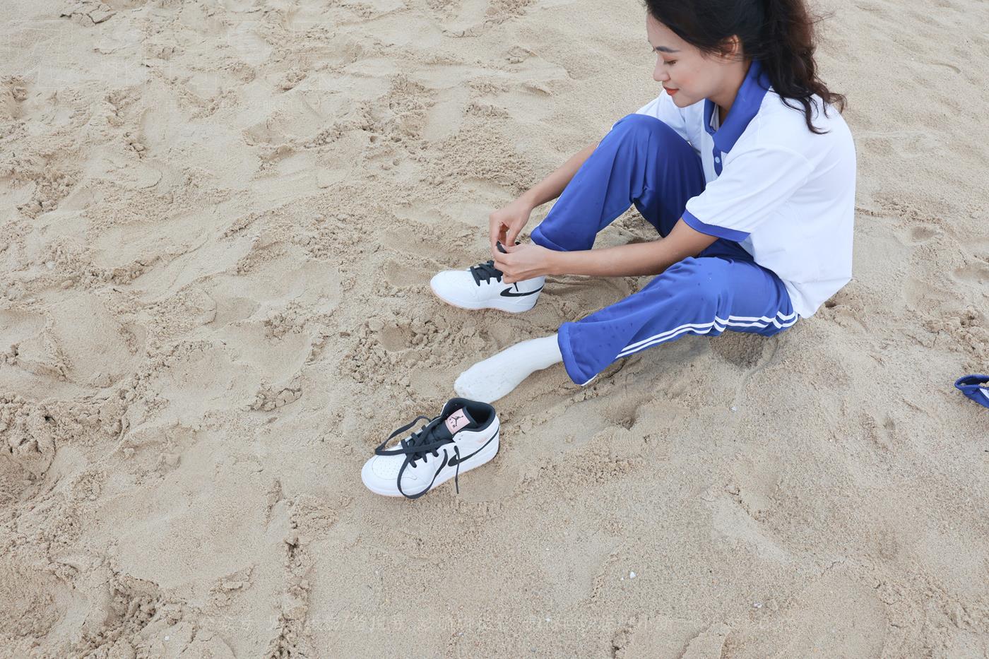 图片[138]-[见新摄影]NO.019 世界上最甜美的沙滩校园风，连海风都是甜的[252P] – 速更版-美库