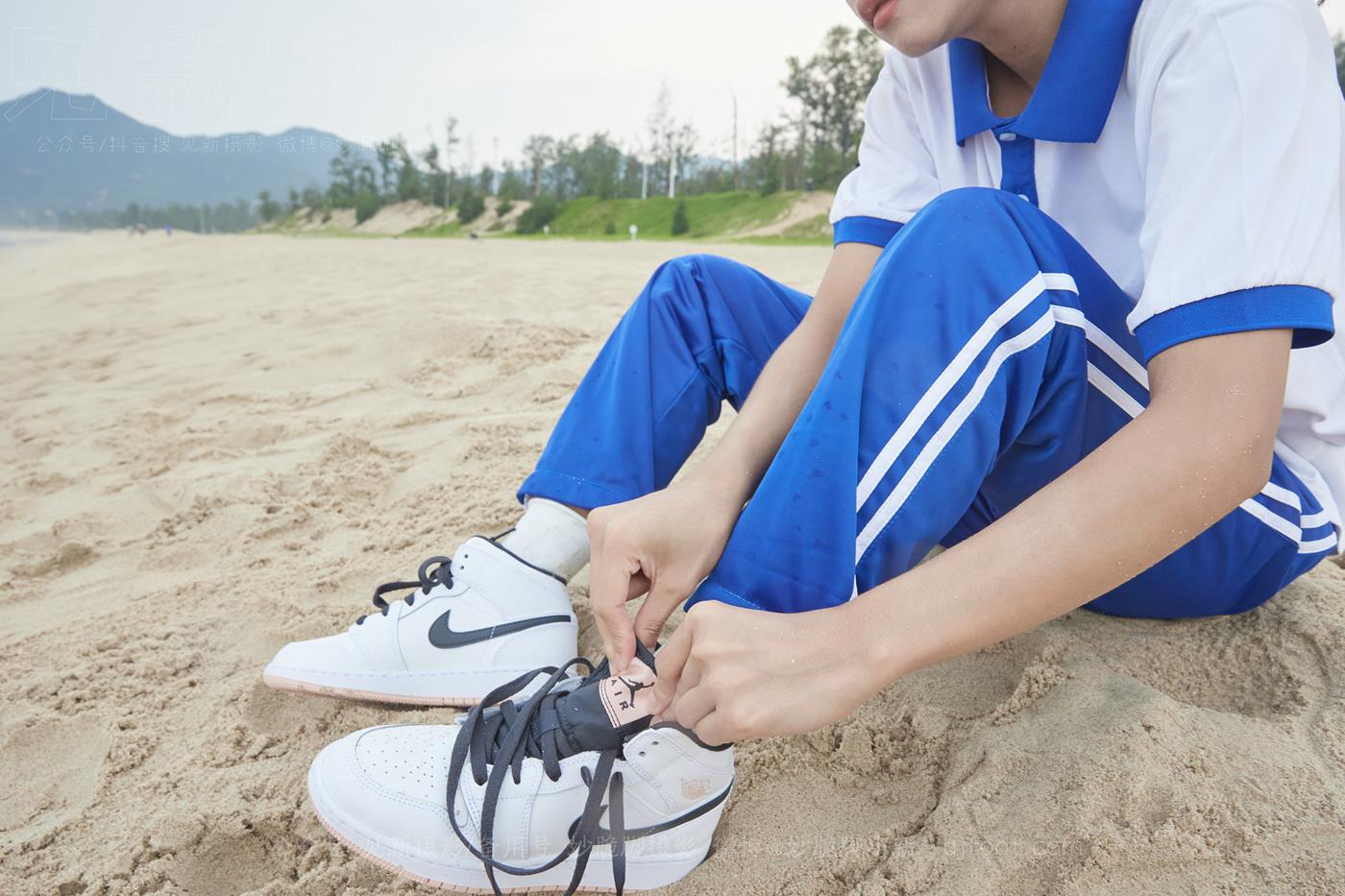 图片[141]-[见新摄影]NO.019 世界上最甜美的沙滩校园风，连海风都是甜的[252P] – 速更版-美库