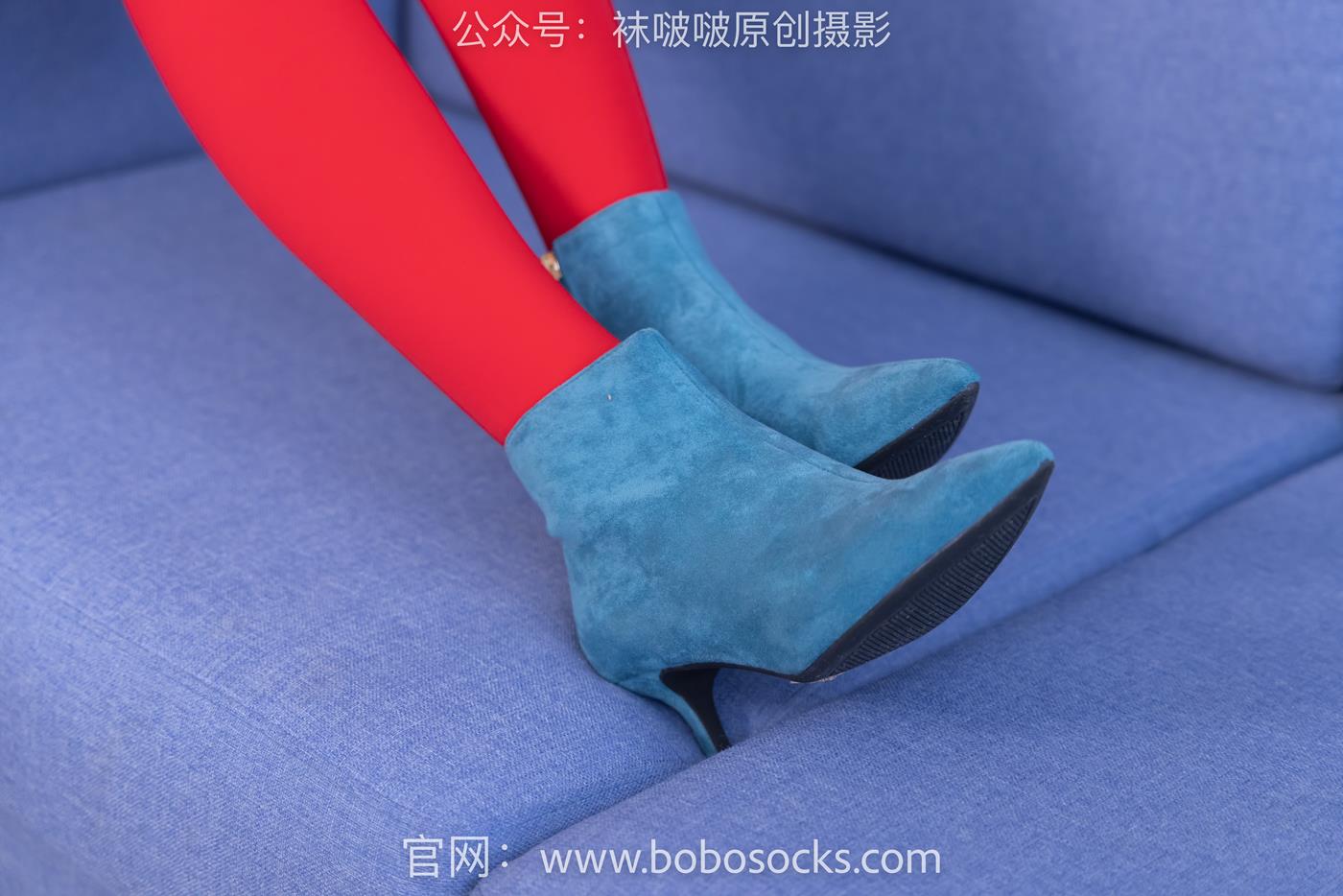 图片[69]-[BoBoSocks袜啵啵]NO.132 小甜豆-aj1板鞋、蓝色短靴、厚黑丝、厚红丝[145P] – 速更版-美库