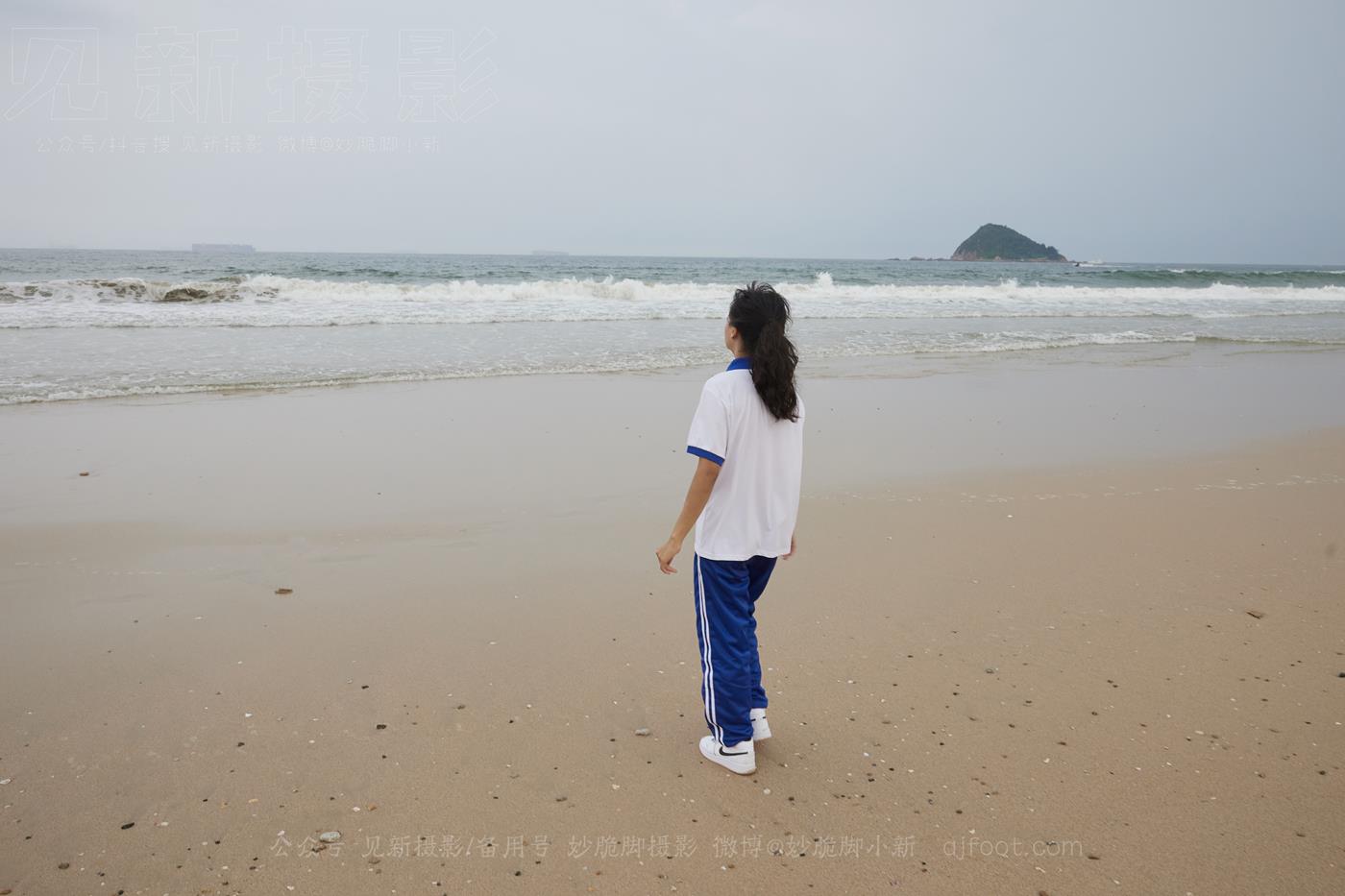 图片[152]-[见新摄影]NO.019 世界上最甜美的沙滩校园风，连海风都是甜的[252P] – 速更版-美库